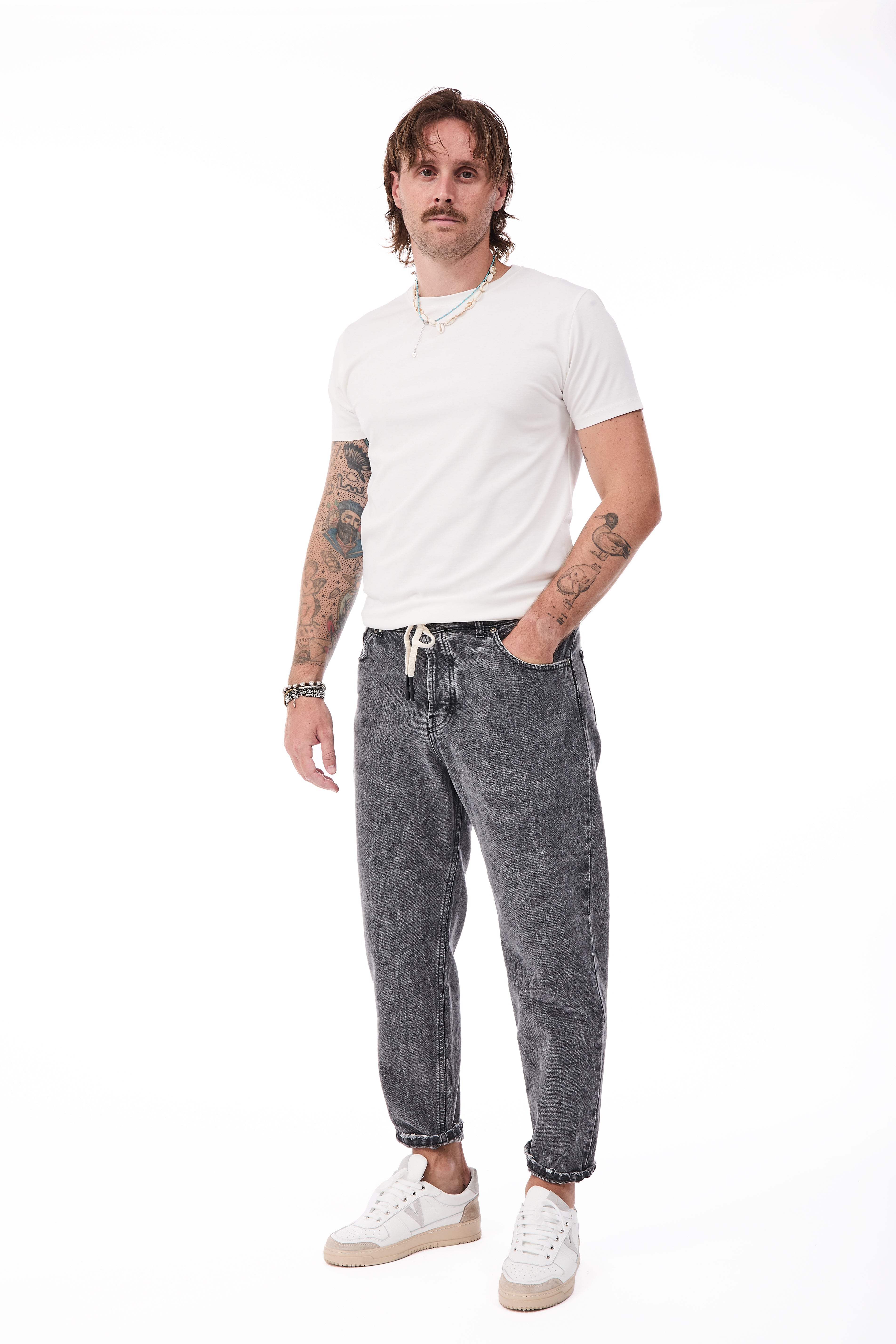 Jeans Block Eleven Coulisse Marmo 0730
