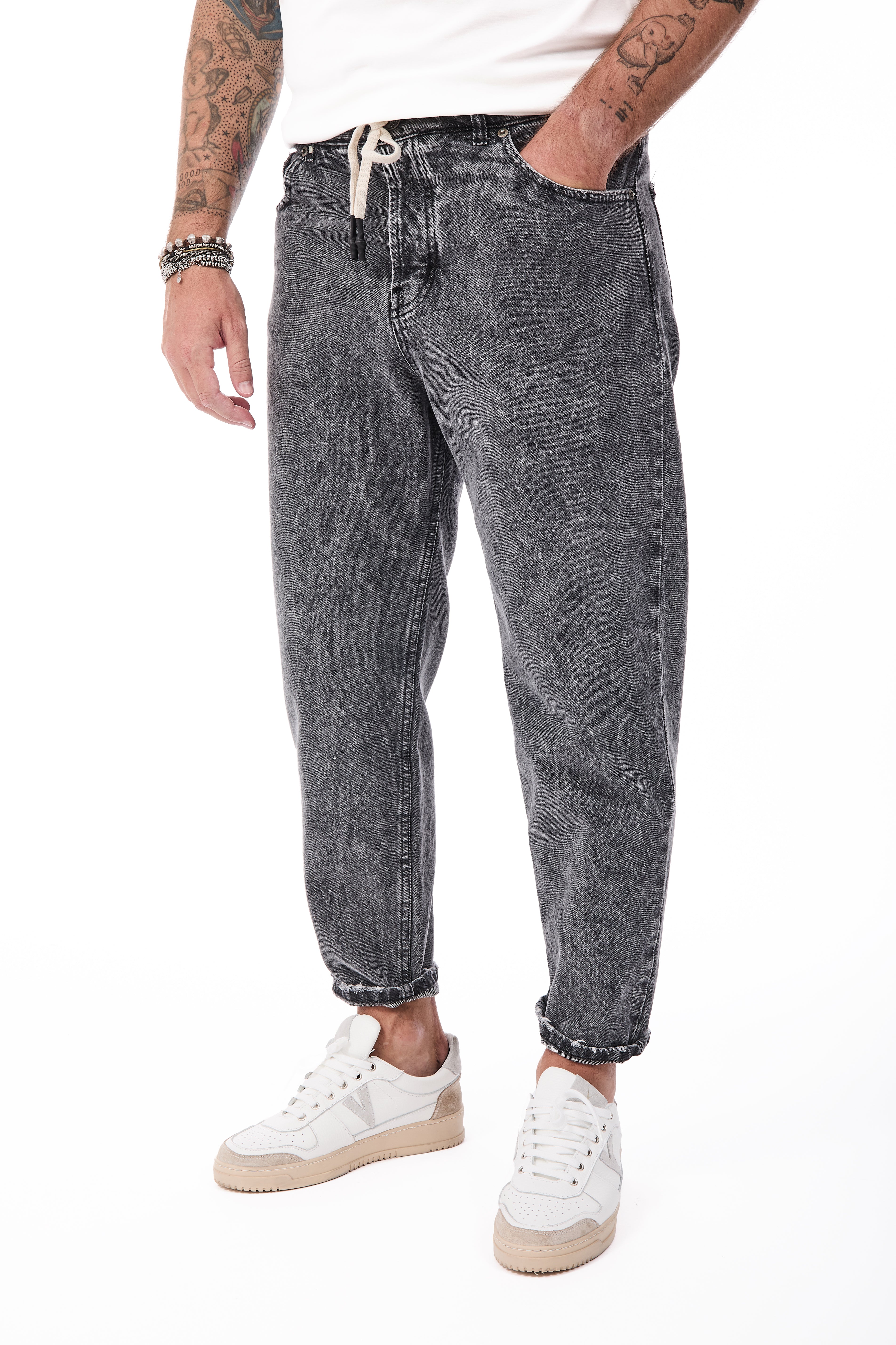 Jeans Block Eleven Coulisse Marmo 0730