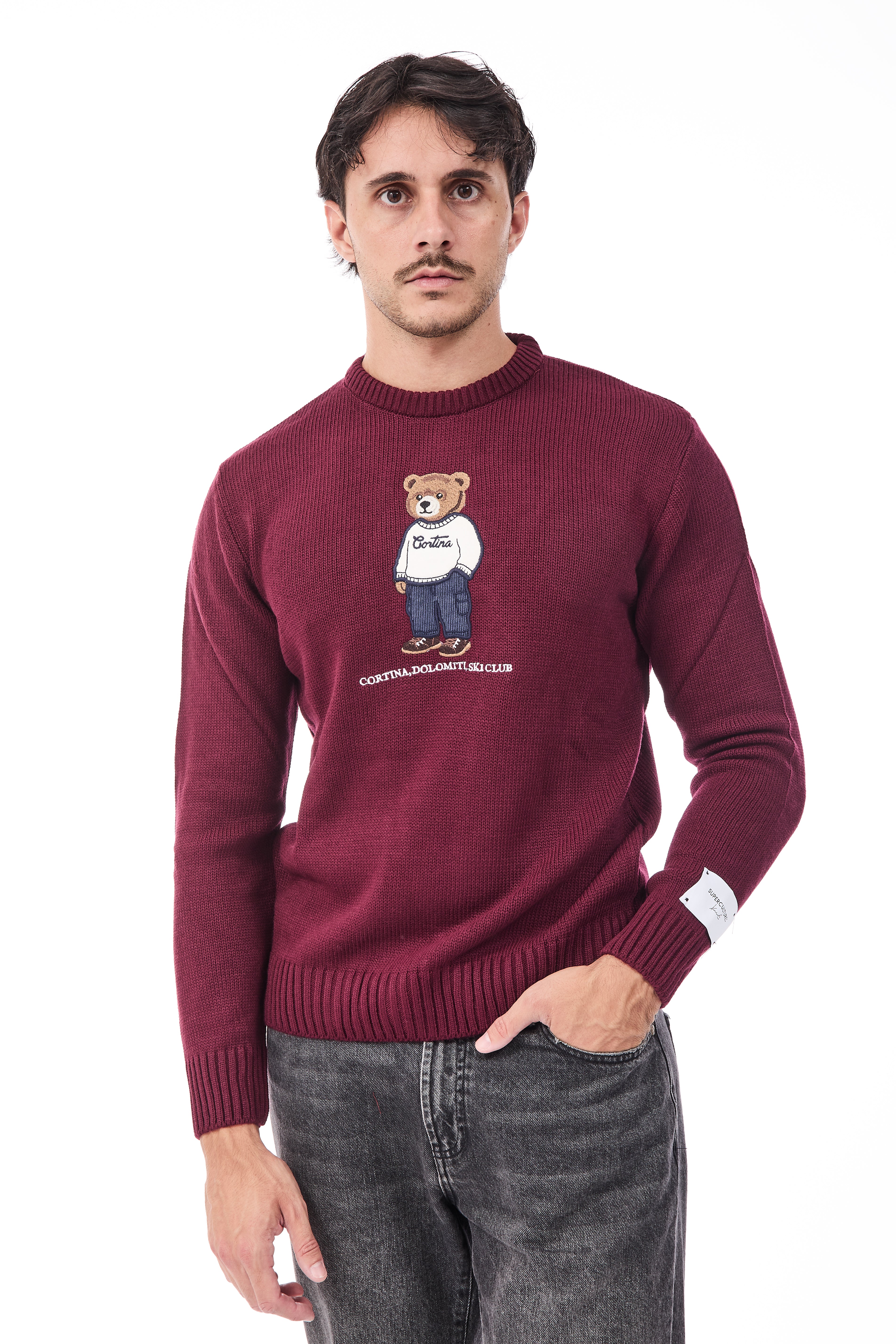 Maglione Superculture AK7043 Bordeaux
