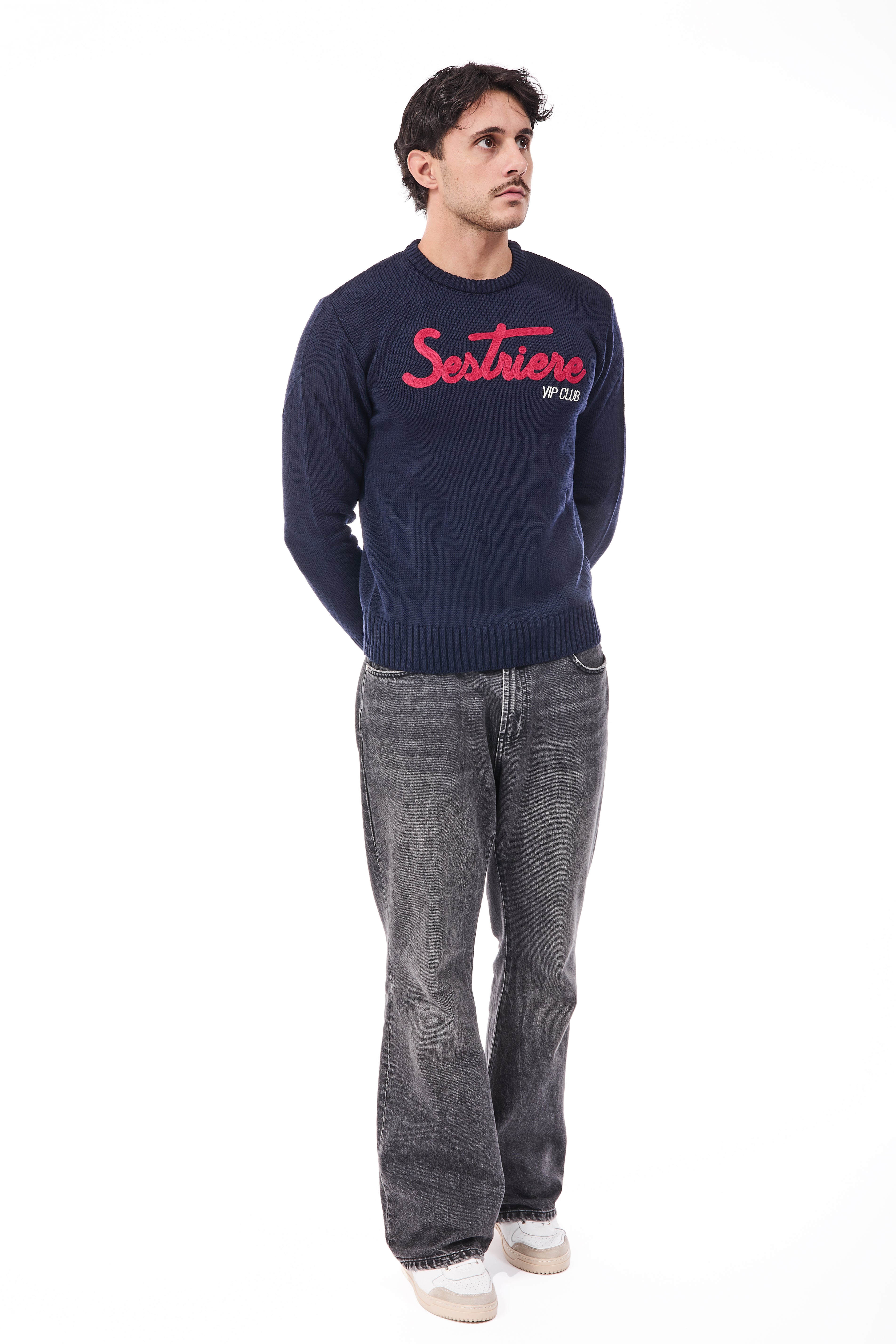 Maglione Superculture AK7035 Blu