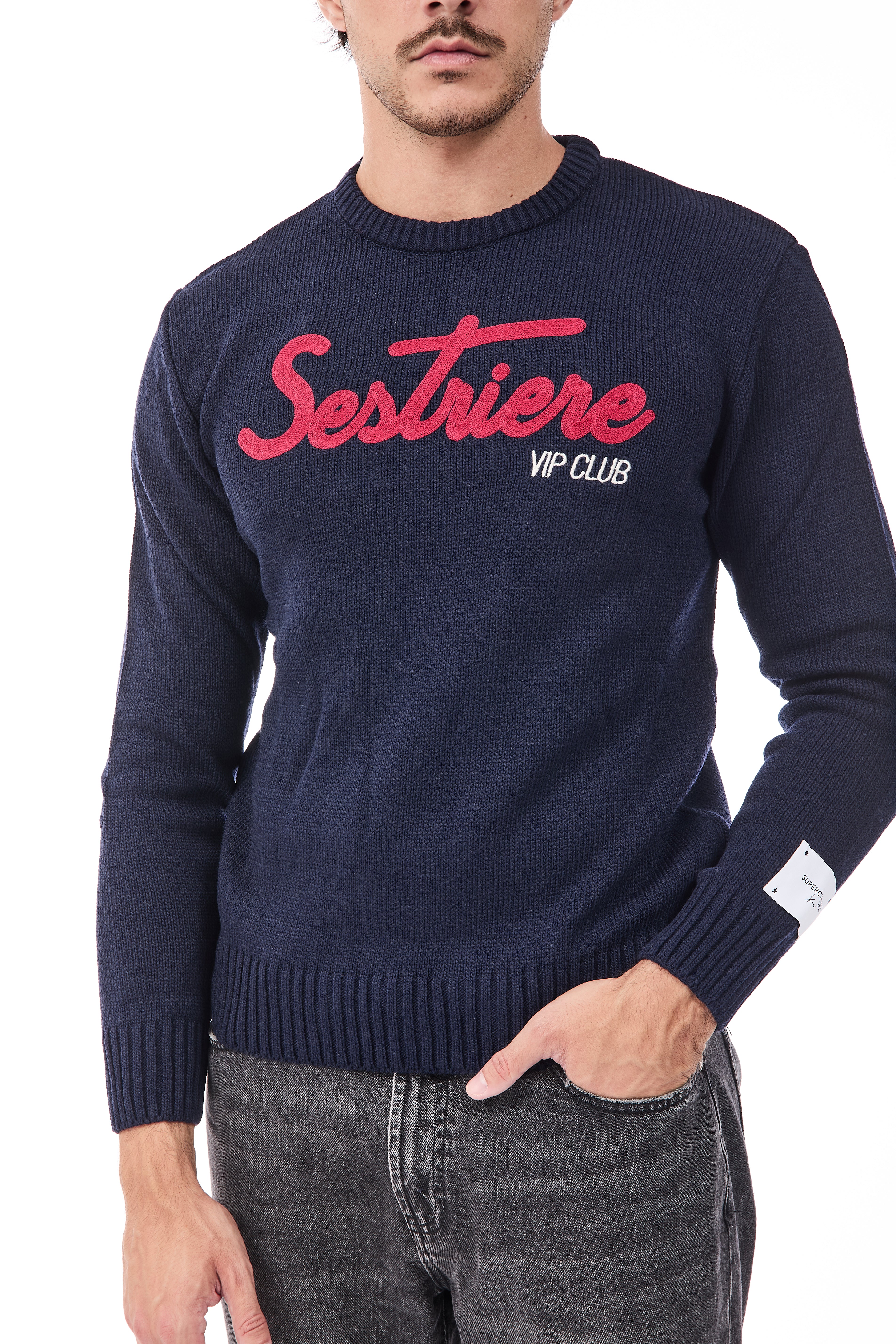 Maglione Superculture AK7035 Blu