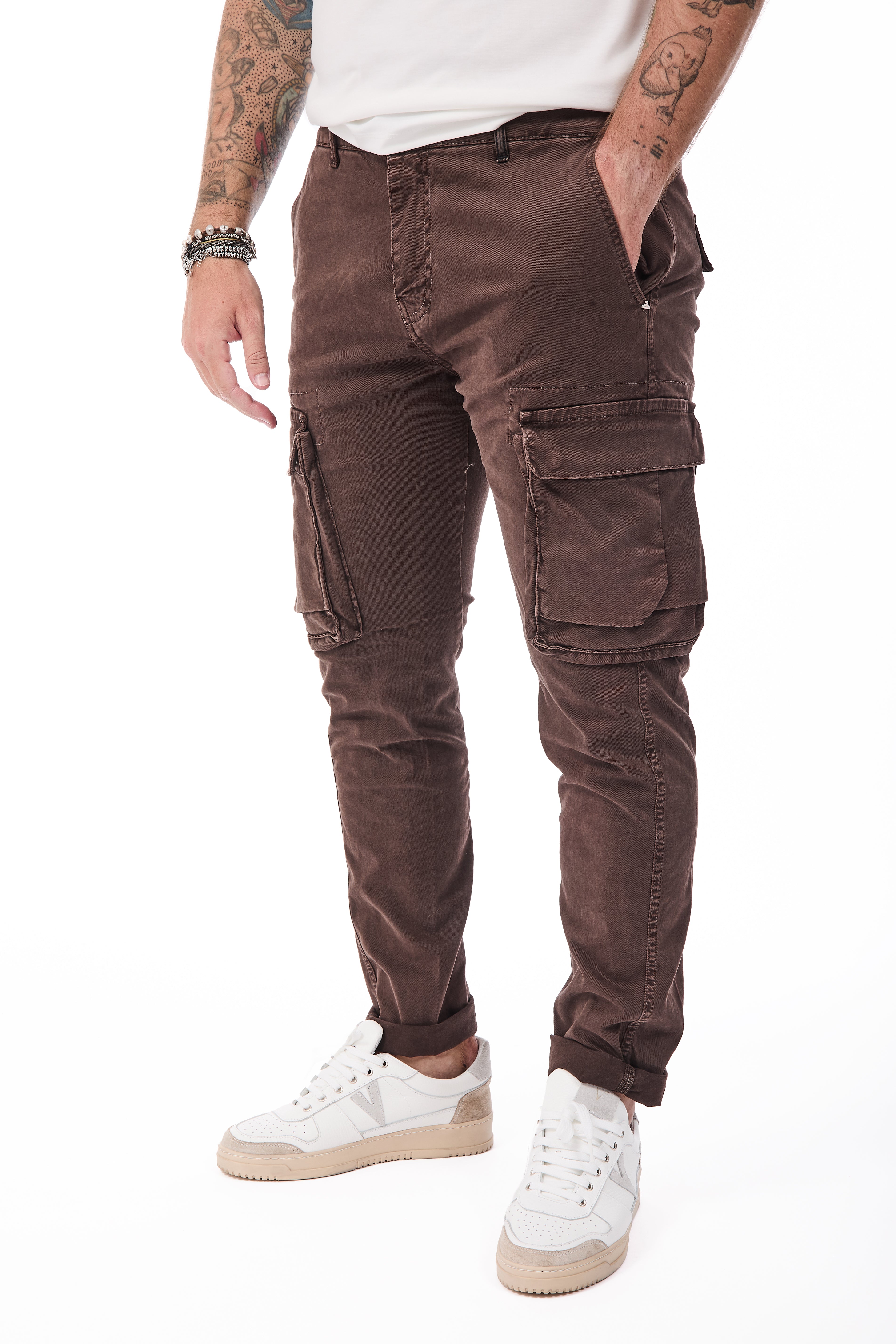 Pantalone Berna Cargo Moro 008