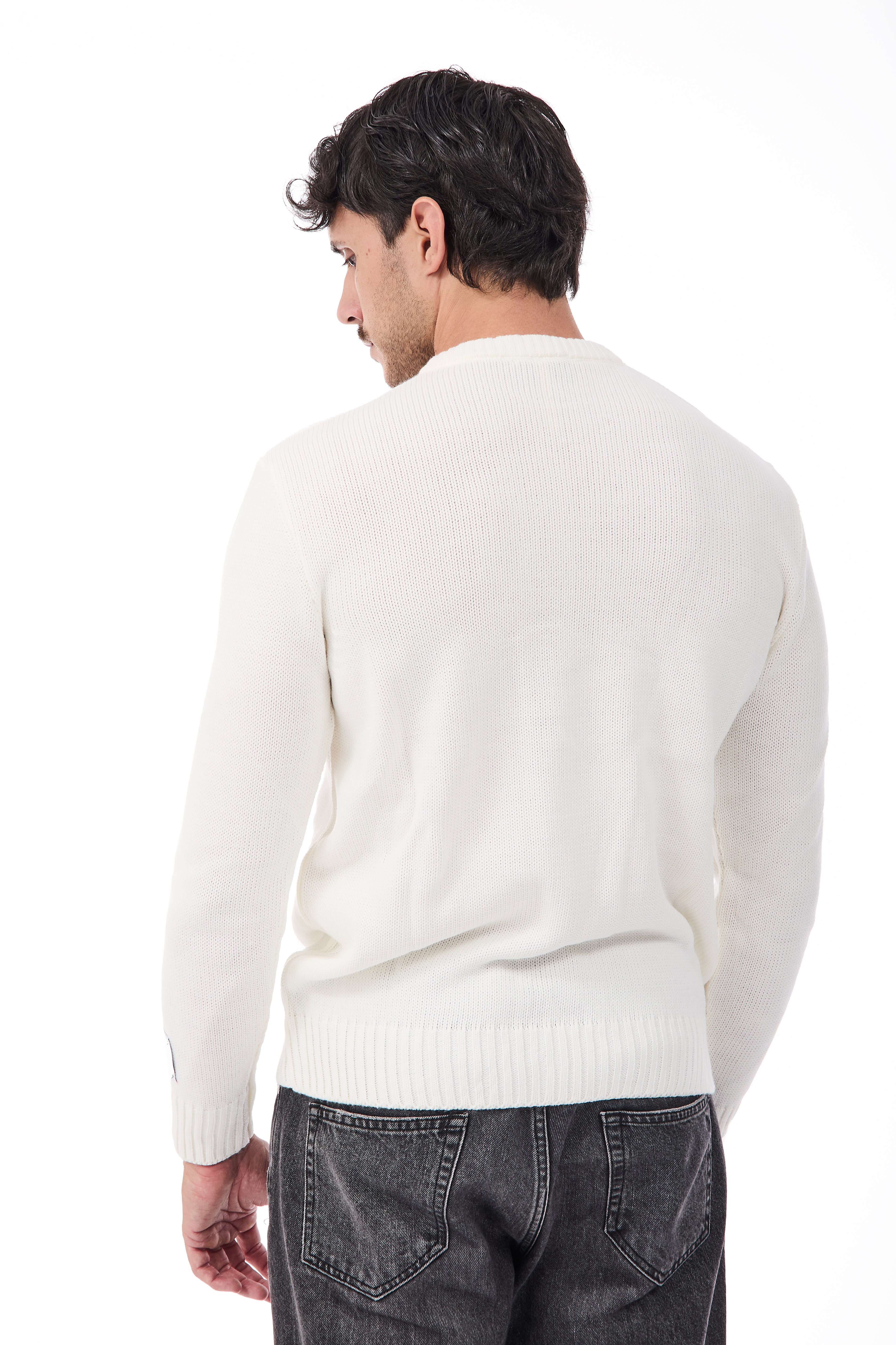 Maglione Superculture AK7035 Bianco