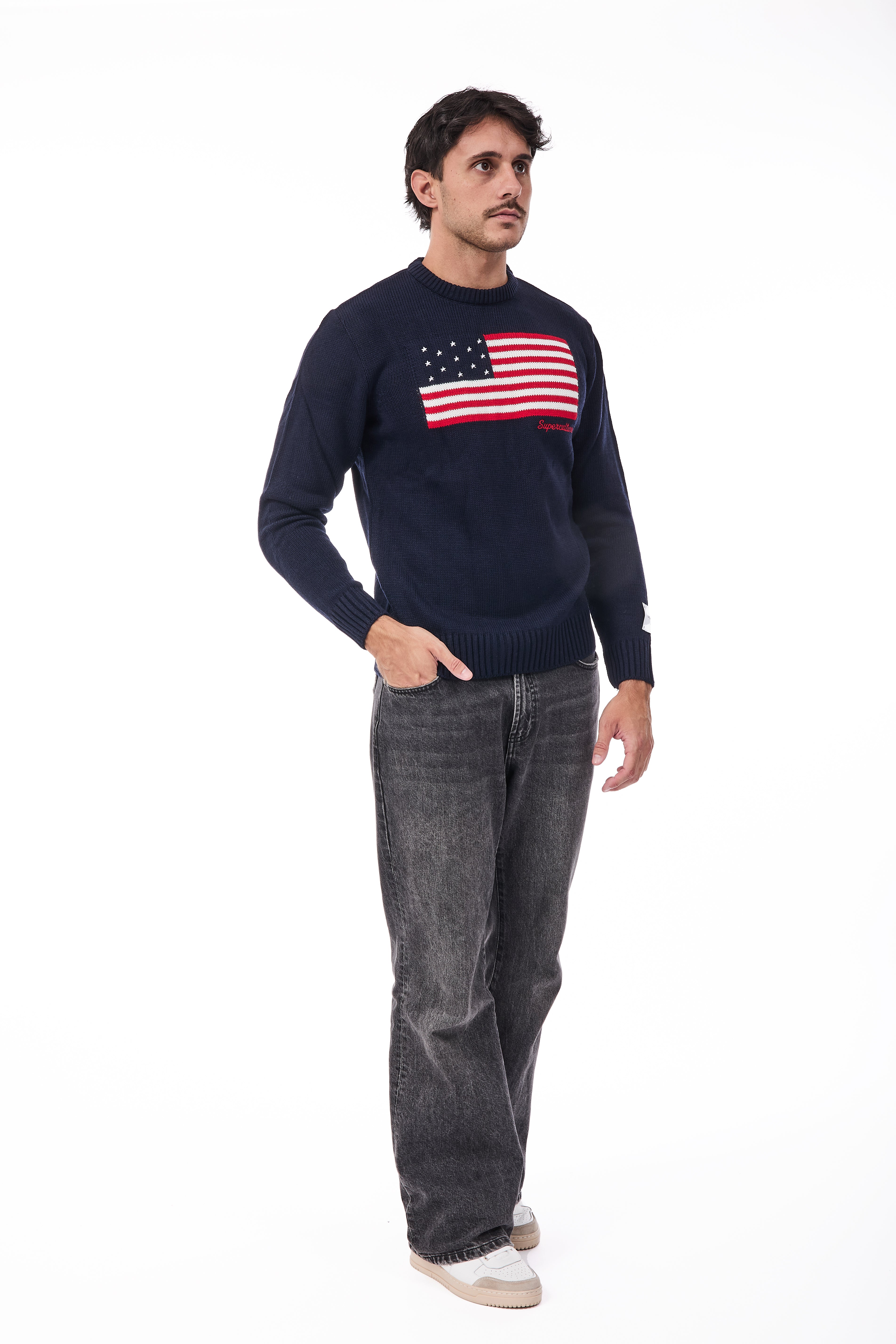 Maglione Superculture AK7021 Blu