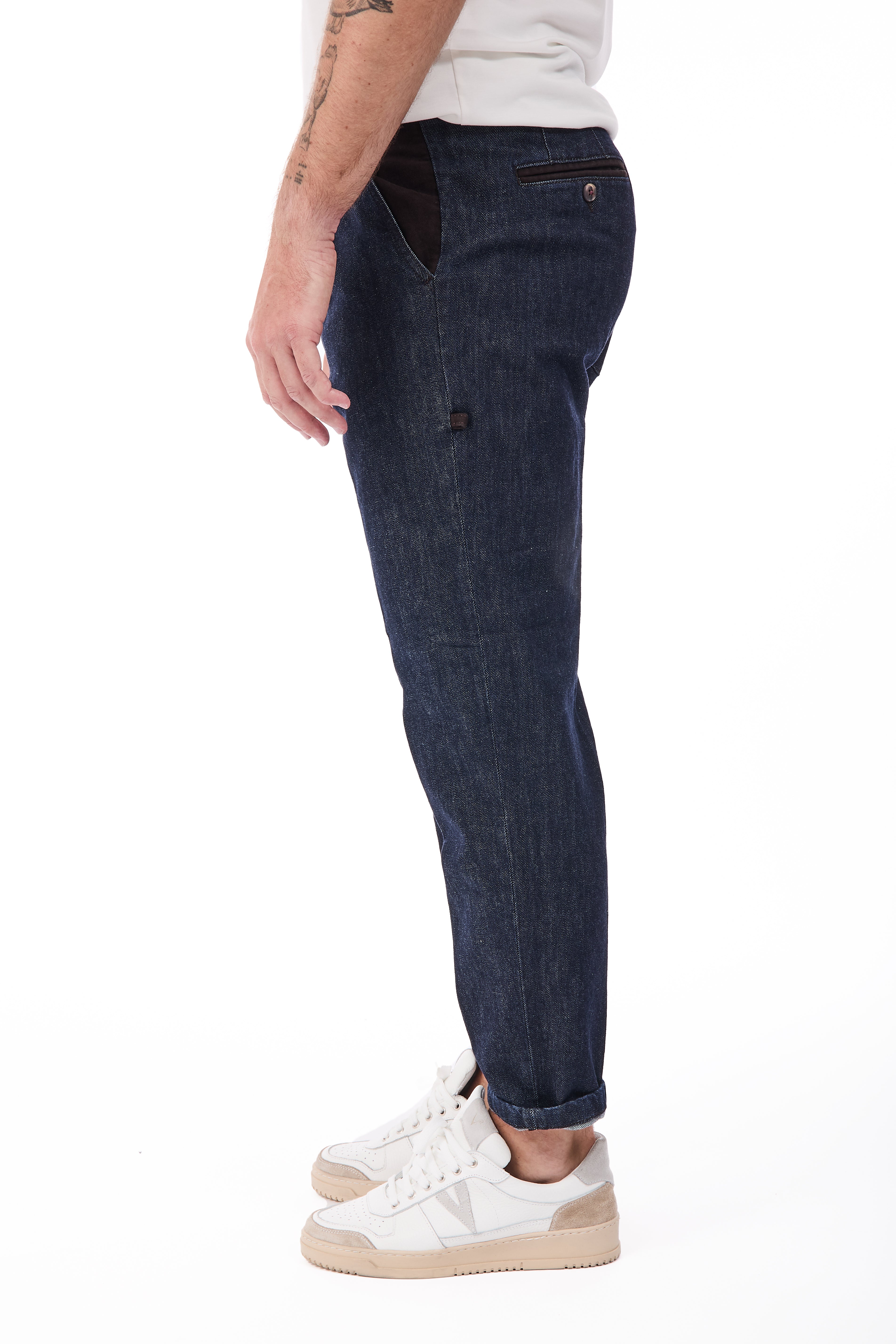 Pantalone Berna Inserti Velluto 513