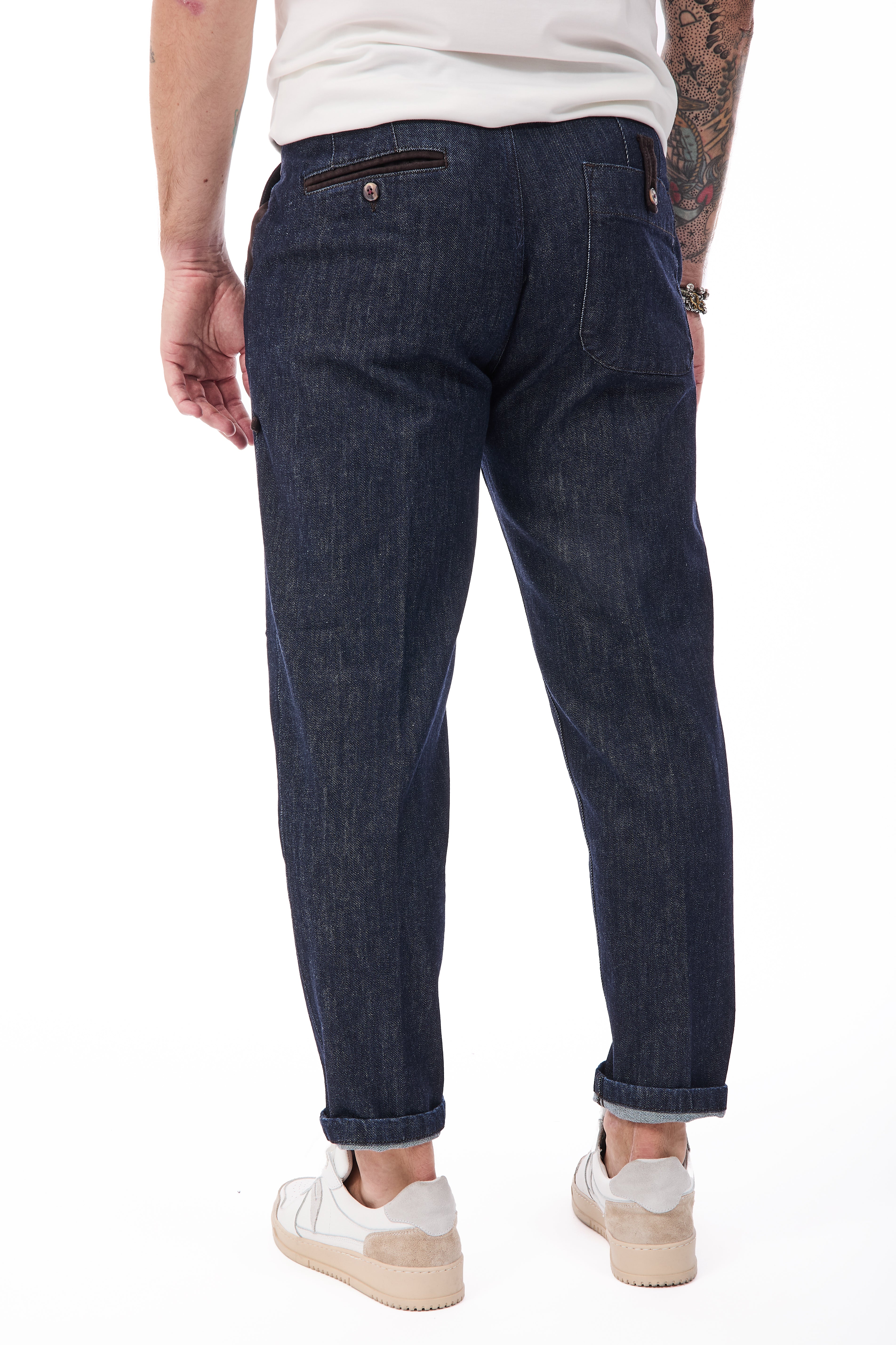 Pantalone Berna Inserti Velluto 513