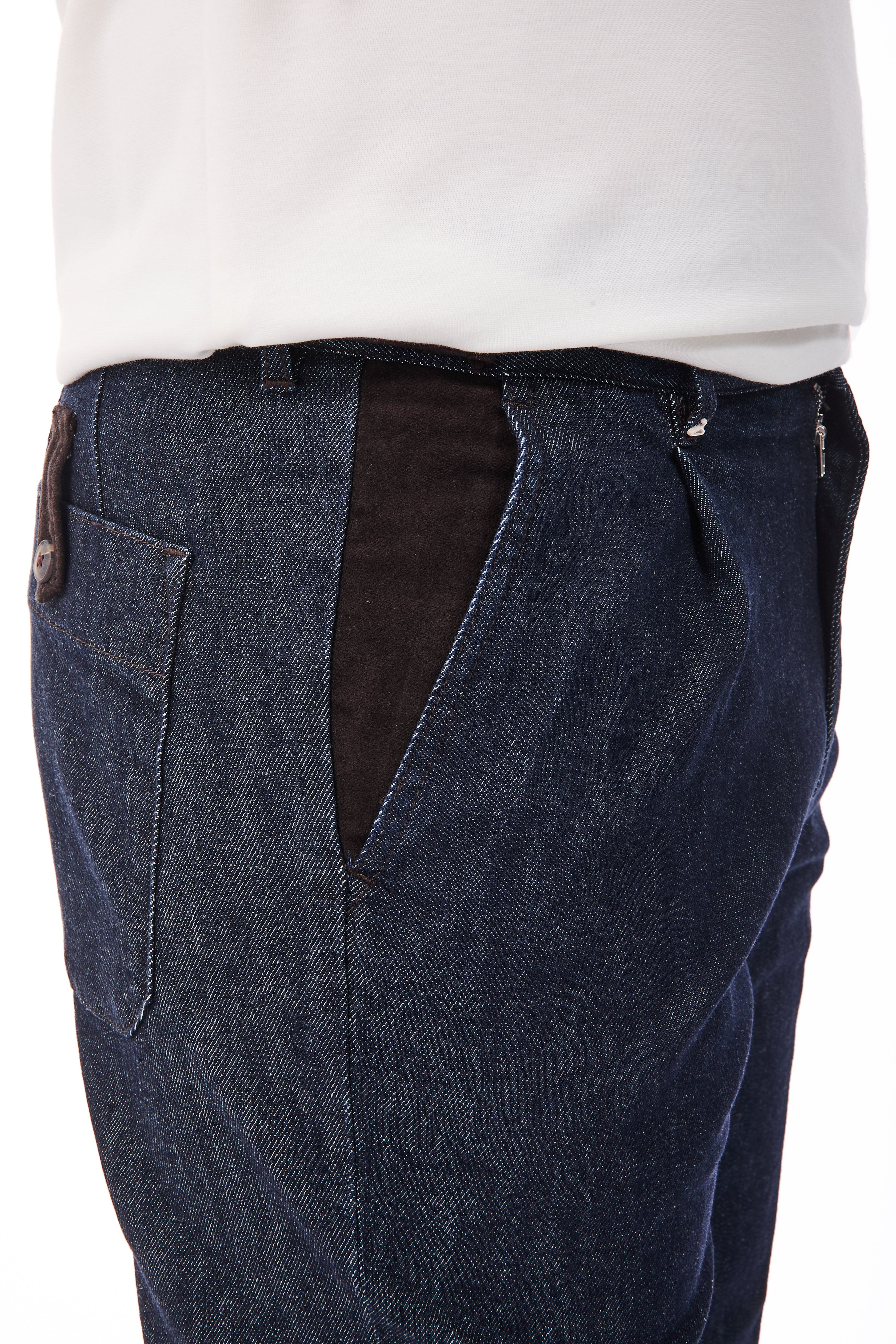 Pantalone Berna Inserti Velluto 513