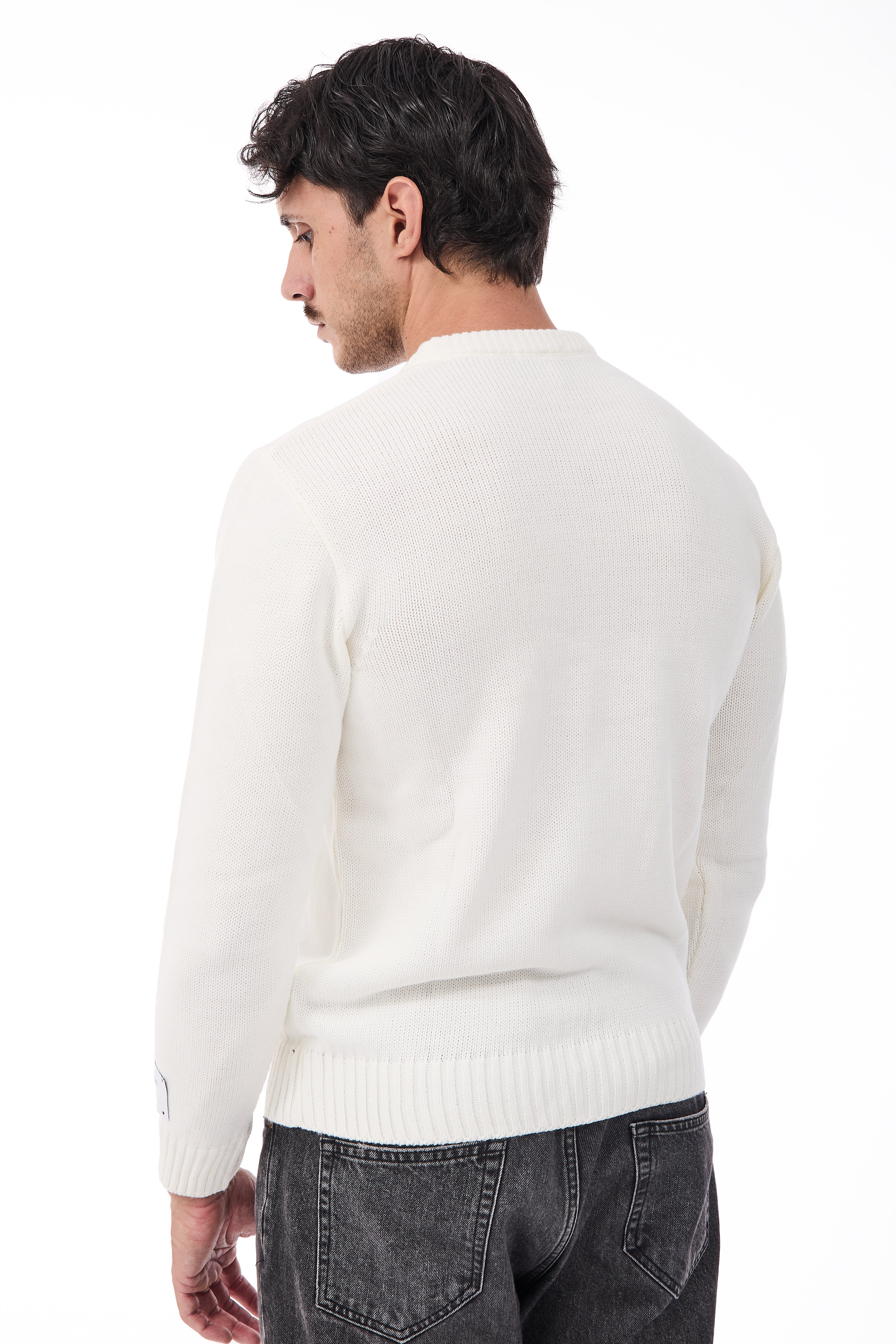 Maglione Superculture AK7021 Bianco