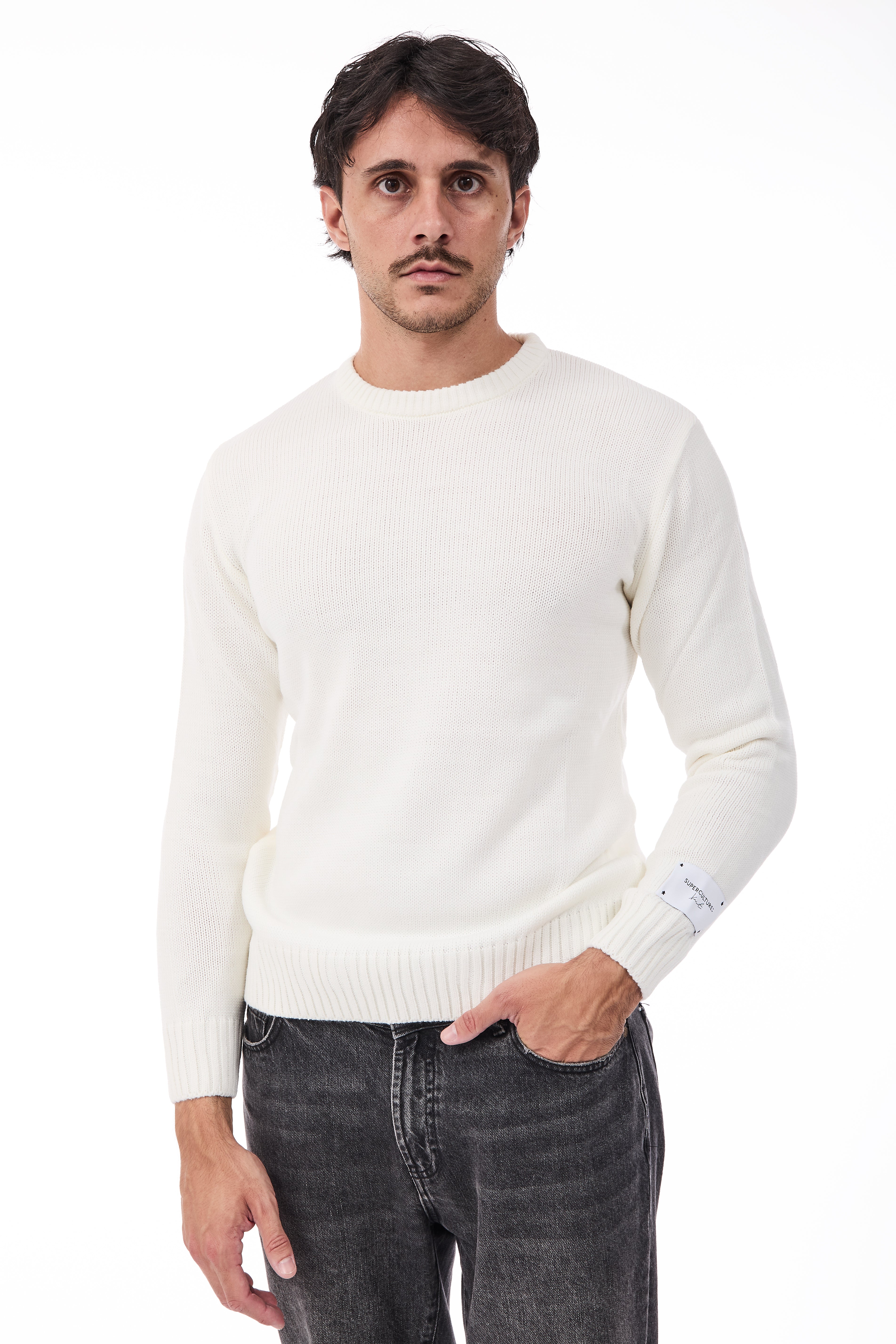 Maglione Superculture Tom Bianco
