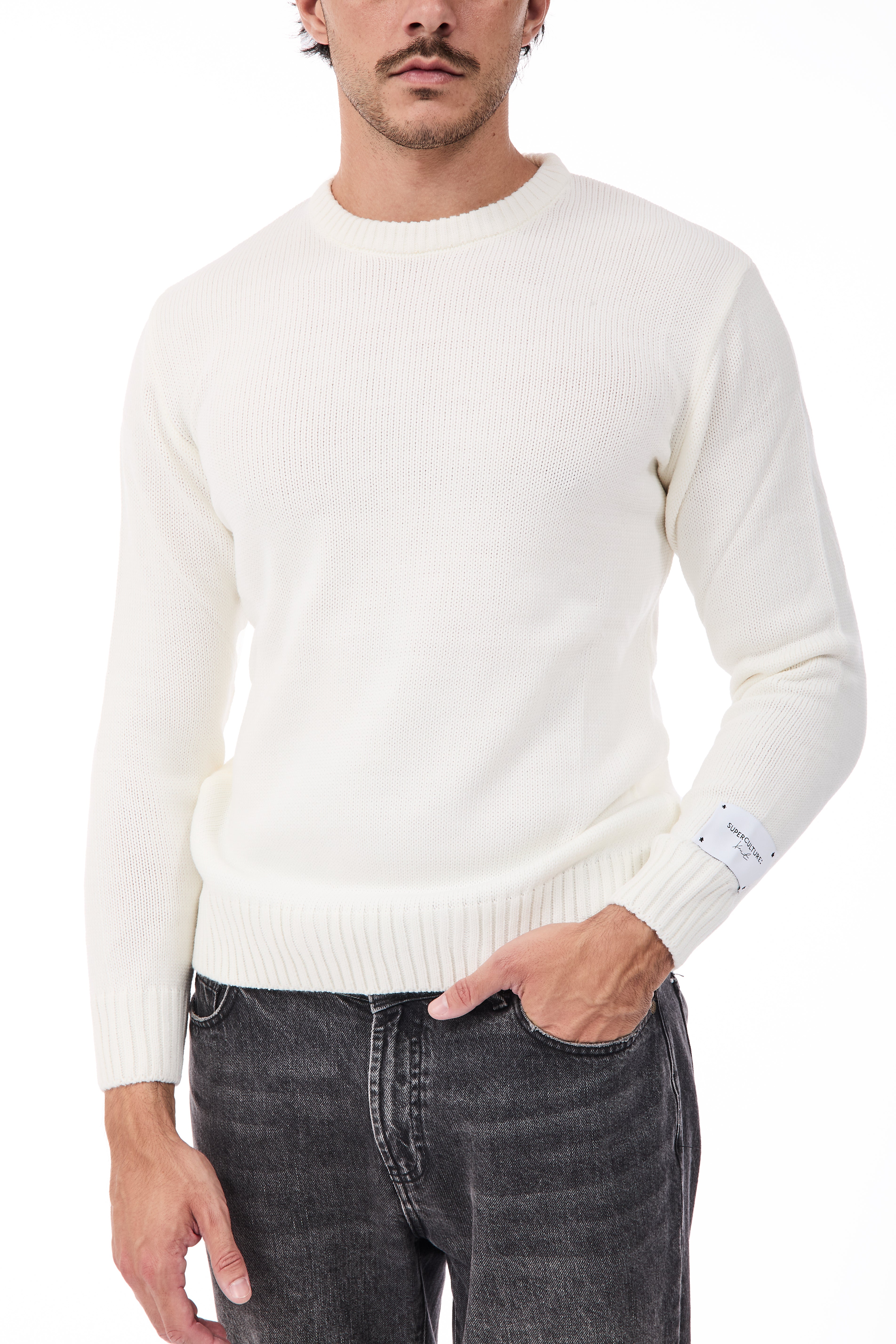 Maglione Superculture Tom Bianco