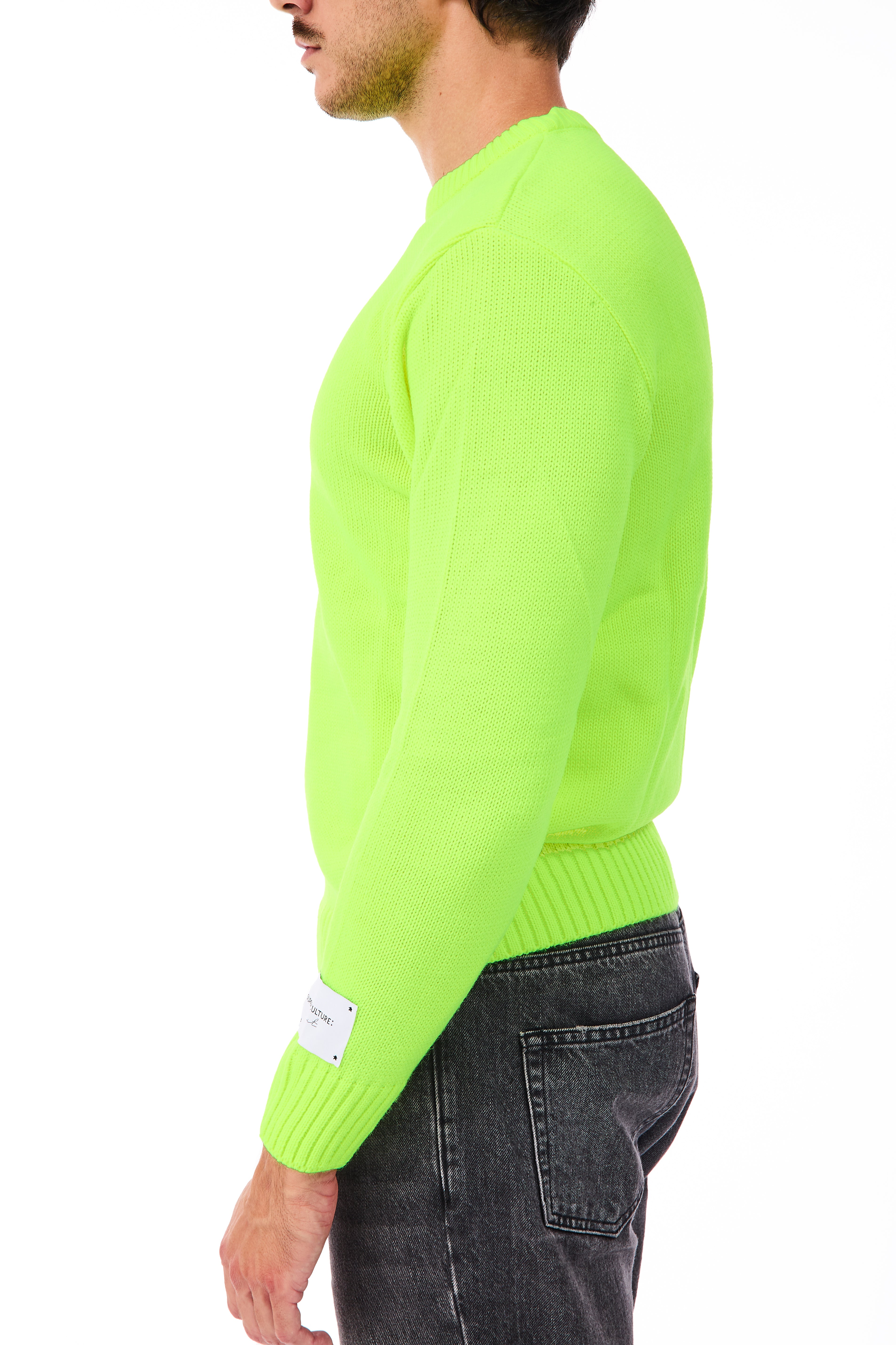 Maglione Superculture Tom Giallo Fluo