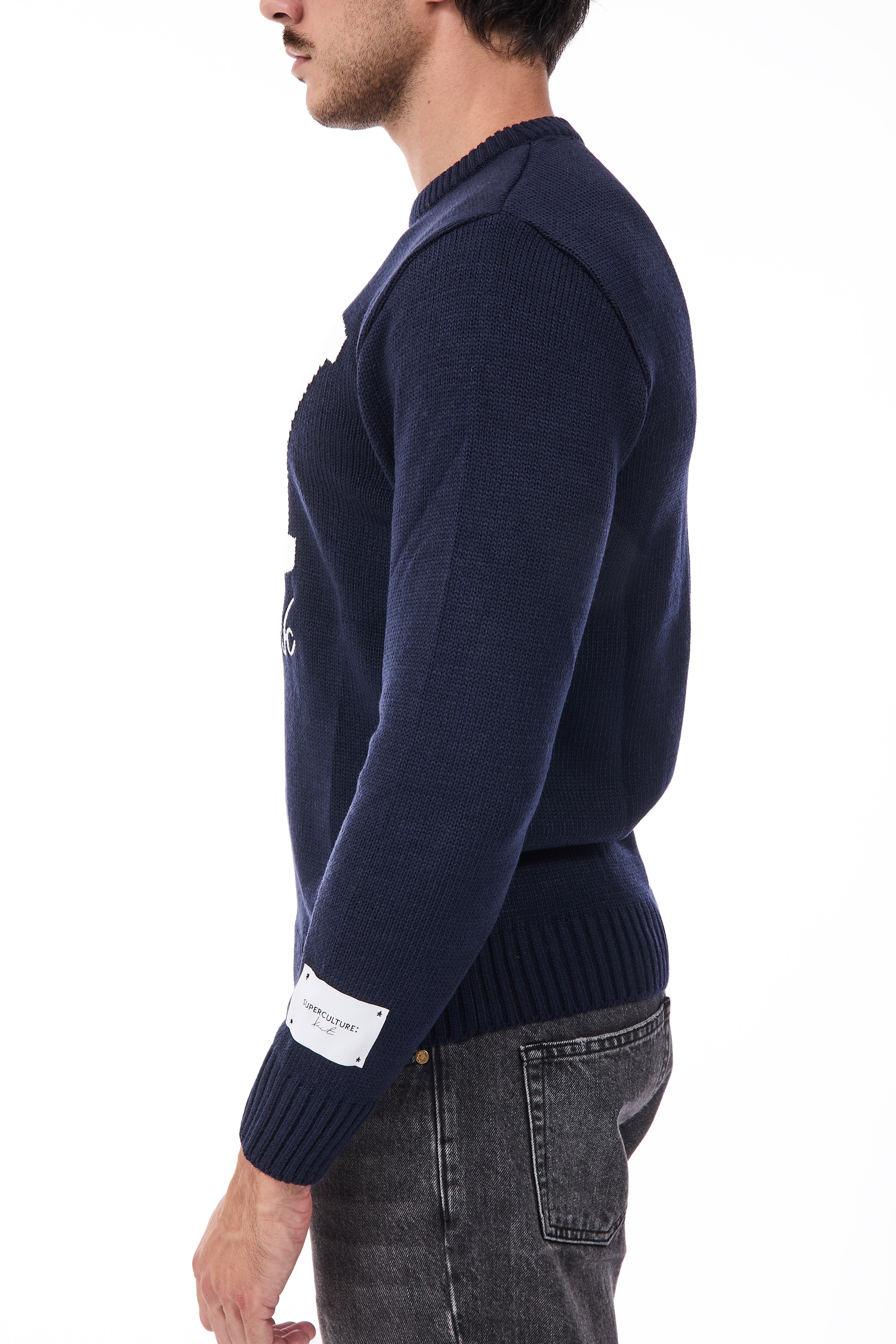 Maglione Superculture AK7023 Blu