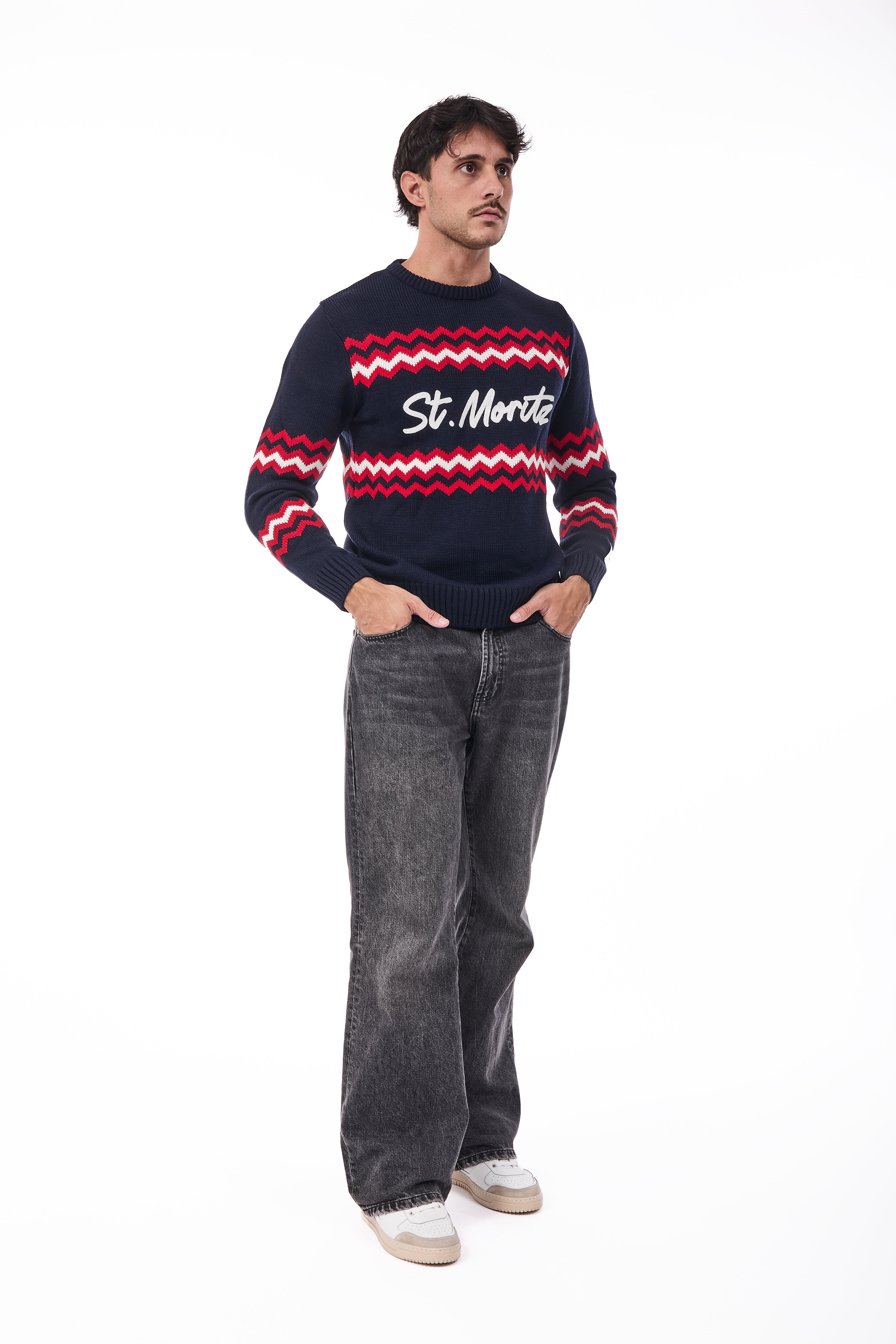 Maglione Superculture AK7041 Blu