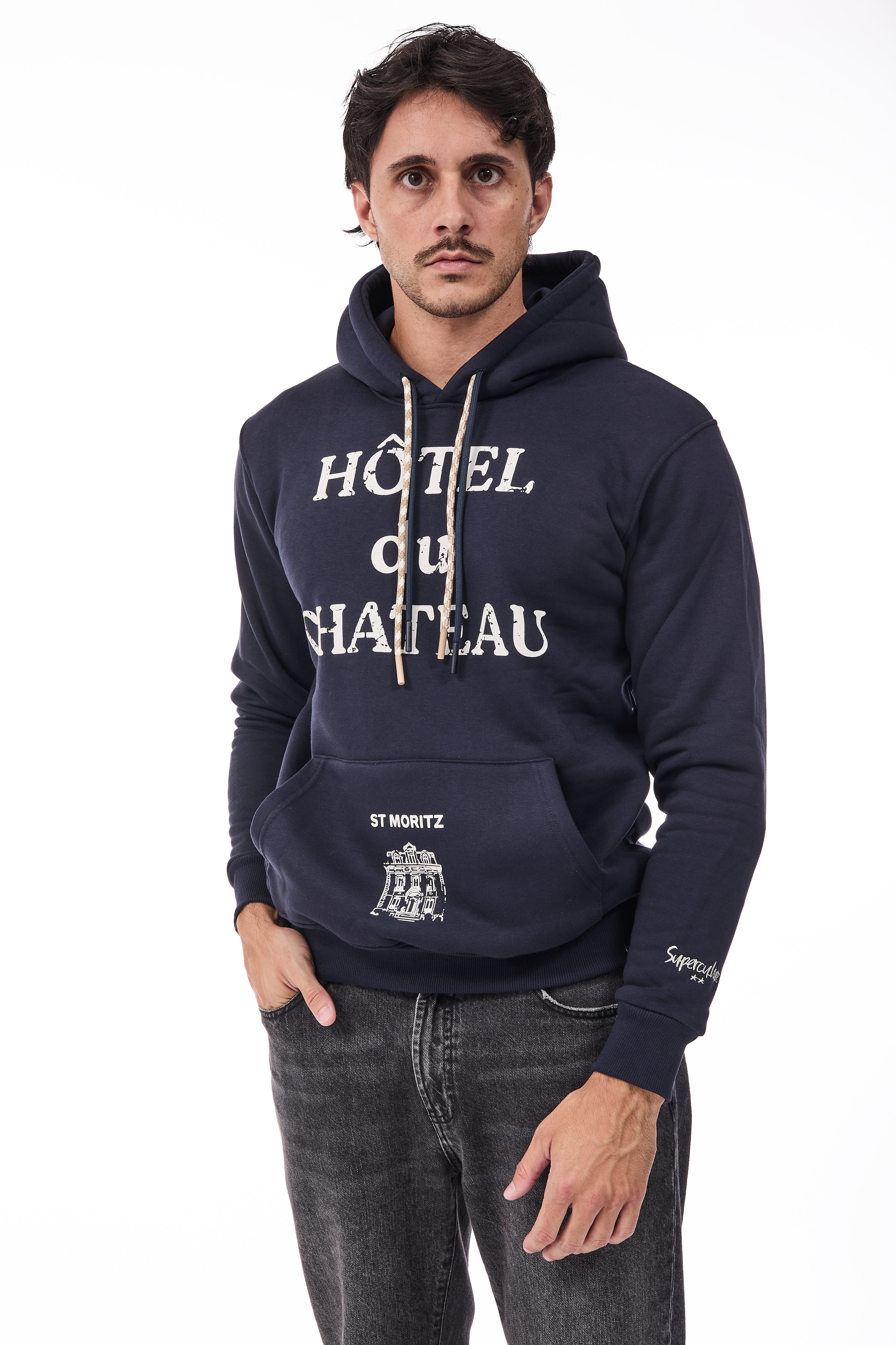 Felpa Superculture A3033 Blu