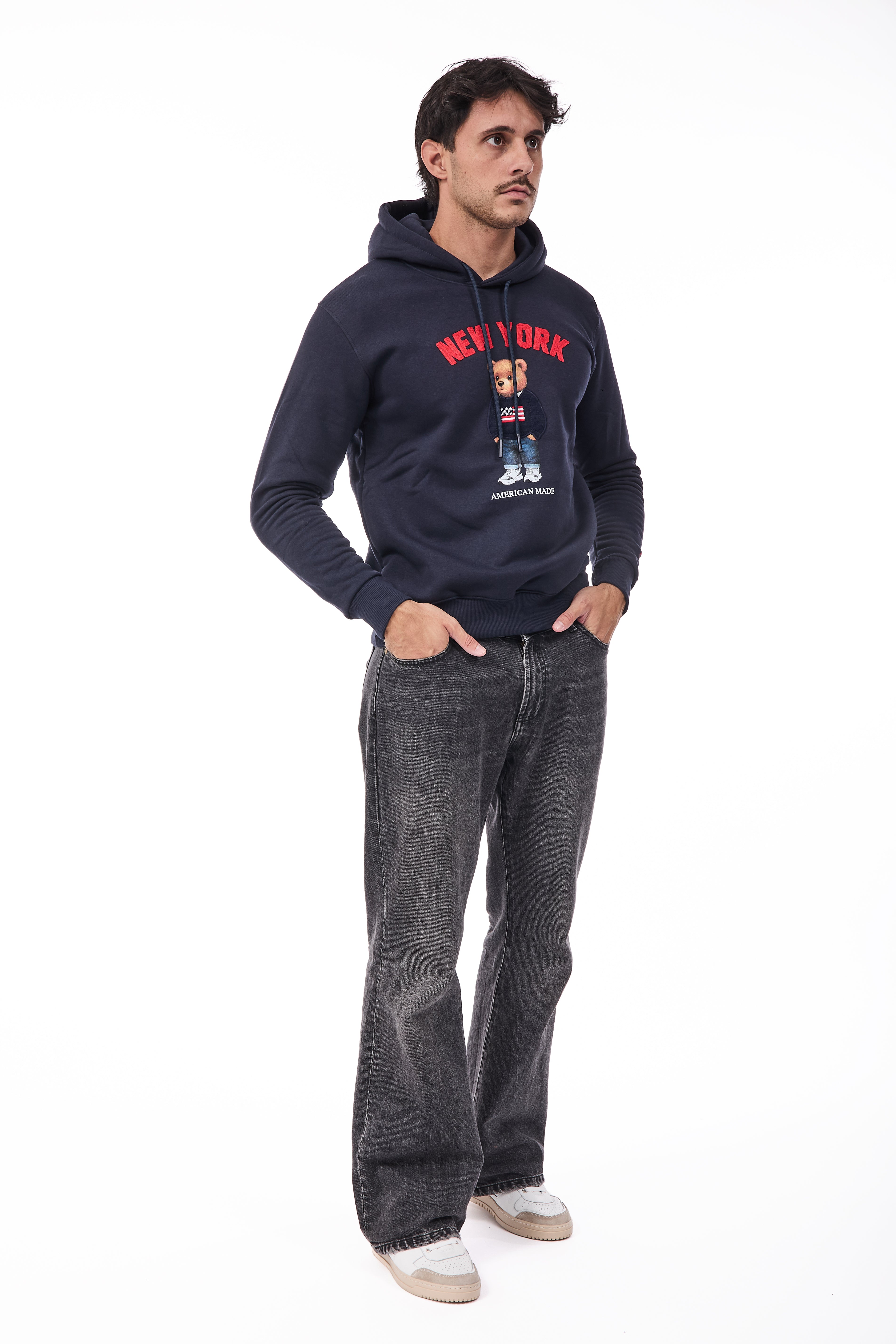 Felpa Superculture A3069 Blu