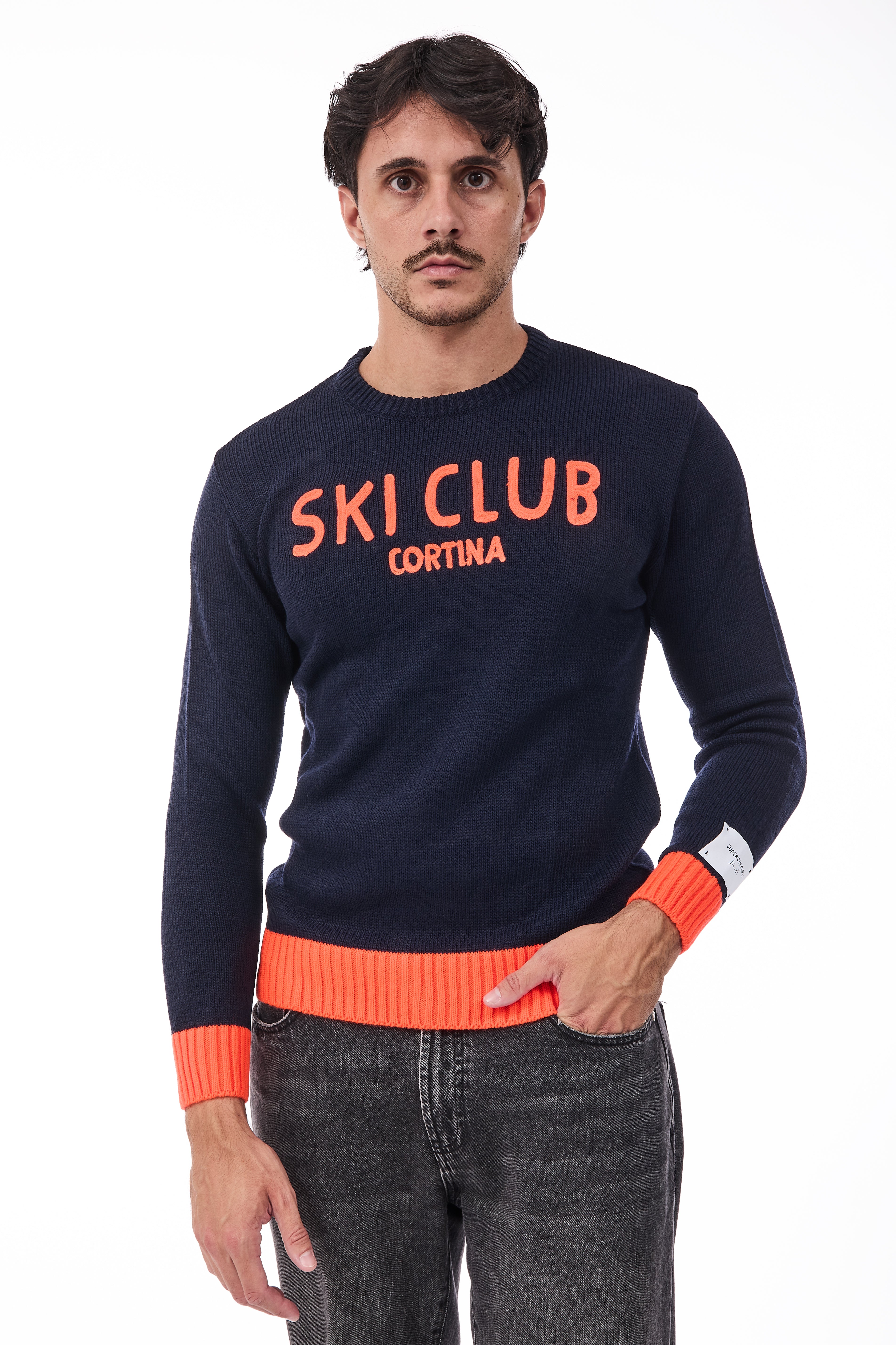 Maglione Superculture AK7039 Blu