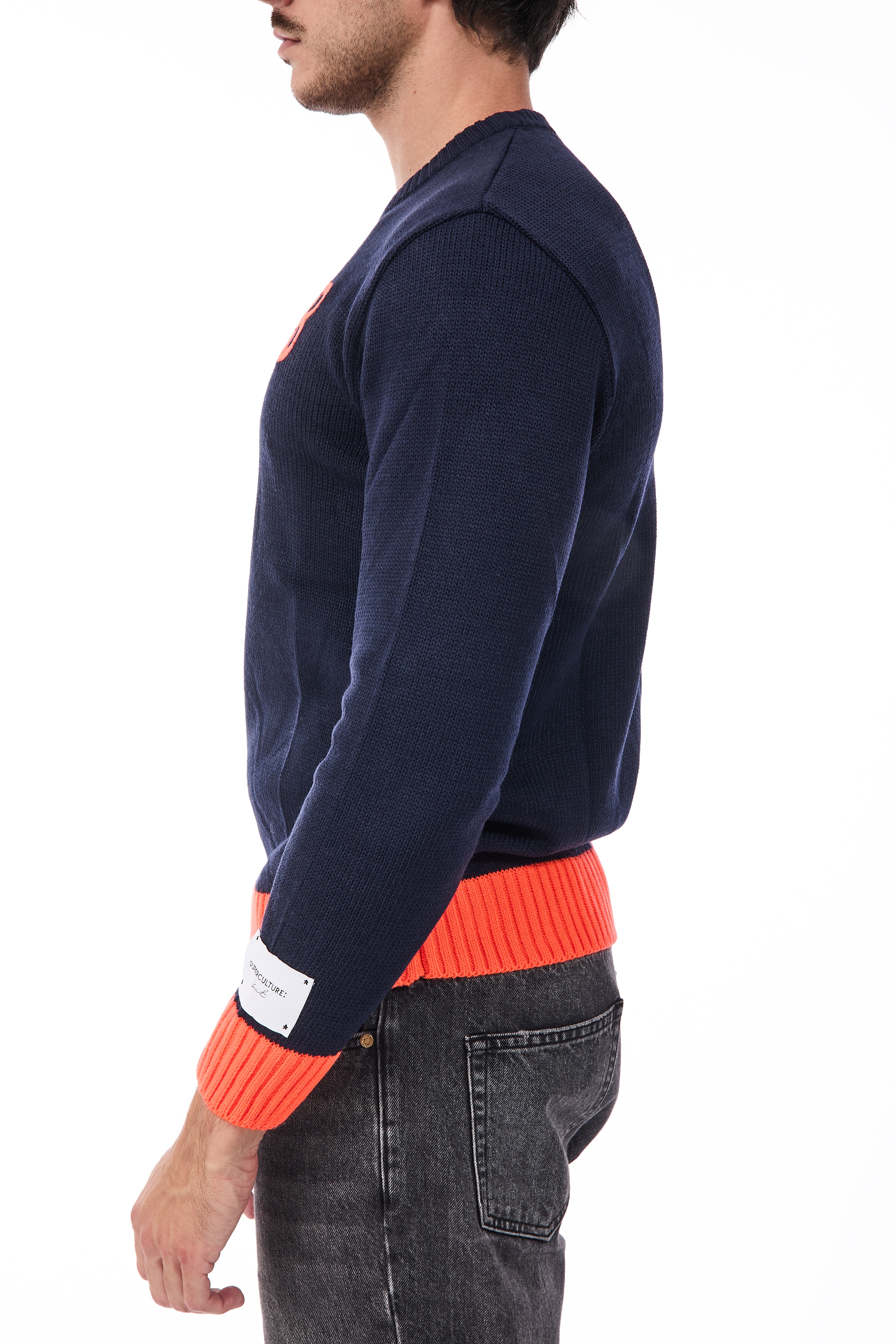 Maglione Superculture AK7039 Blu