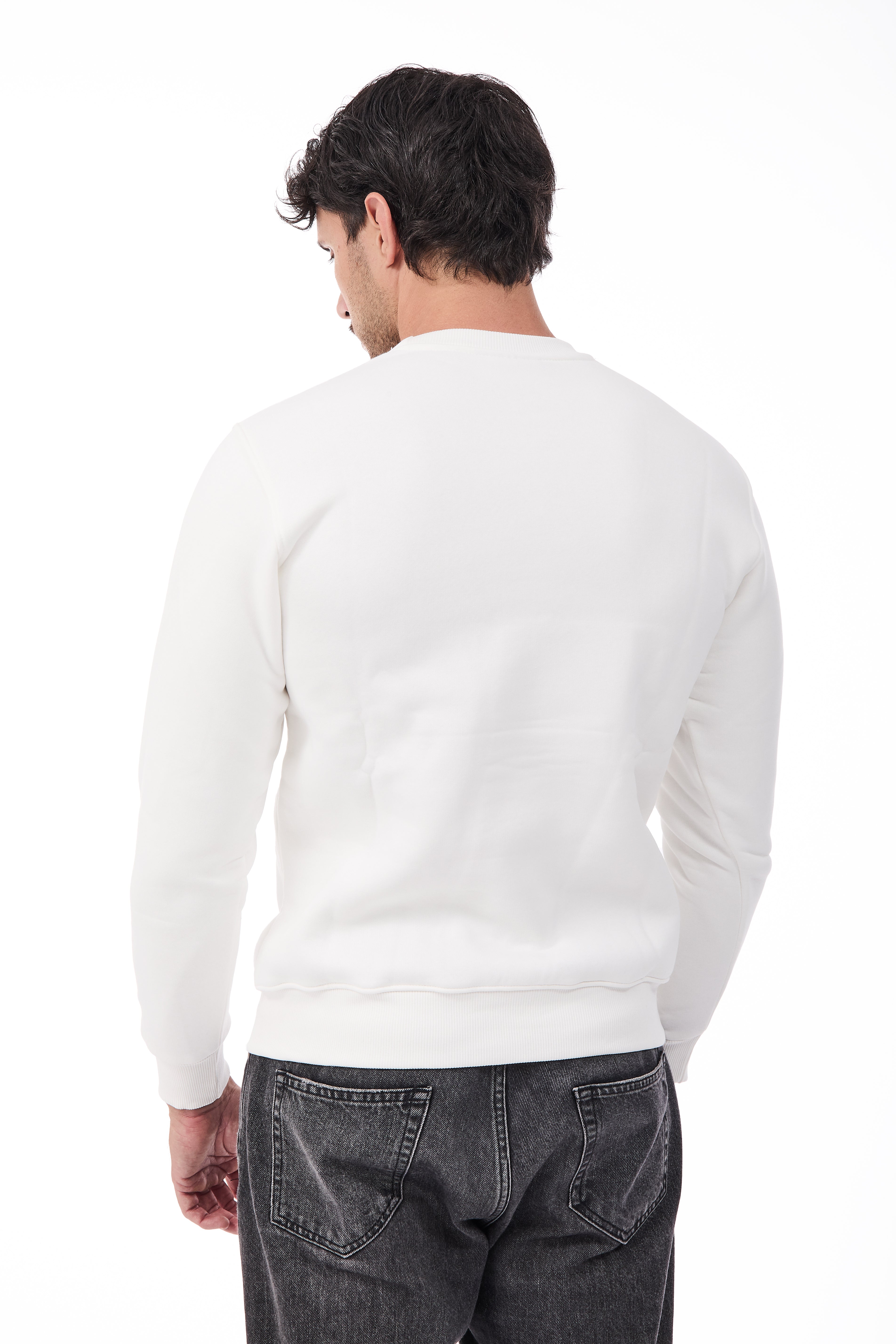 Felpa Superculture A3071 Bianco