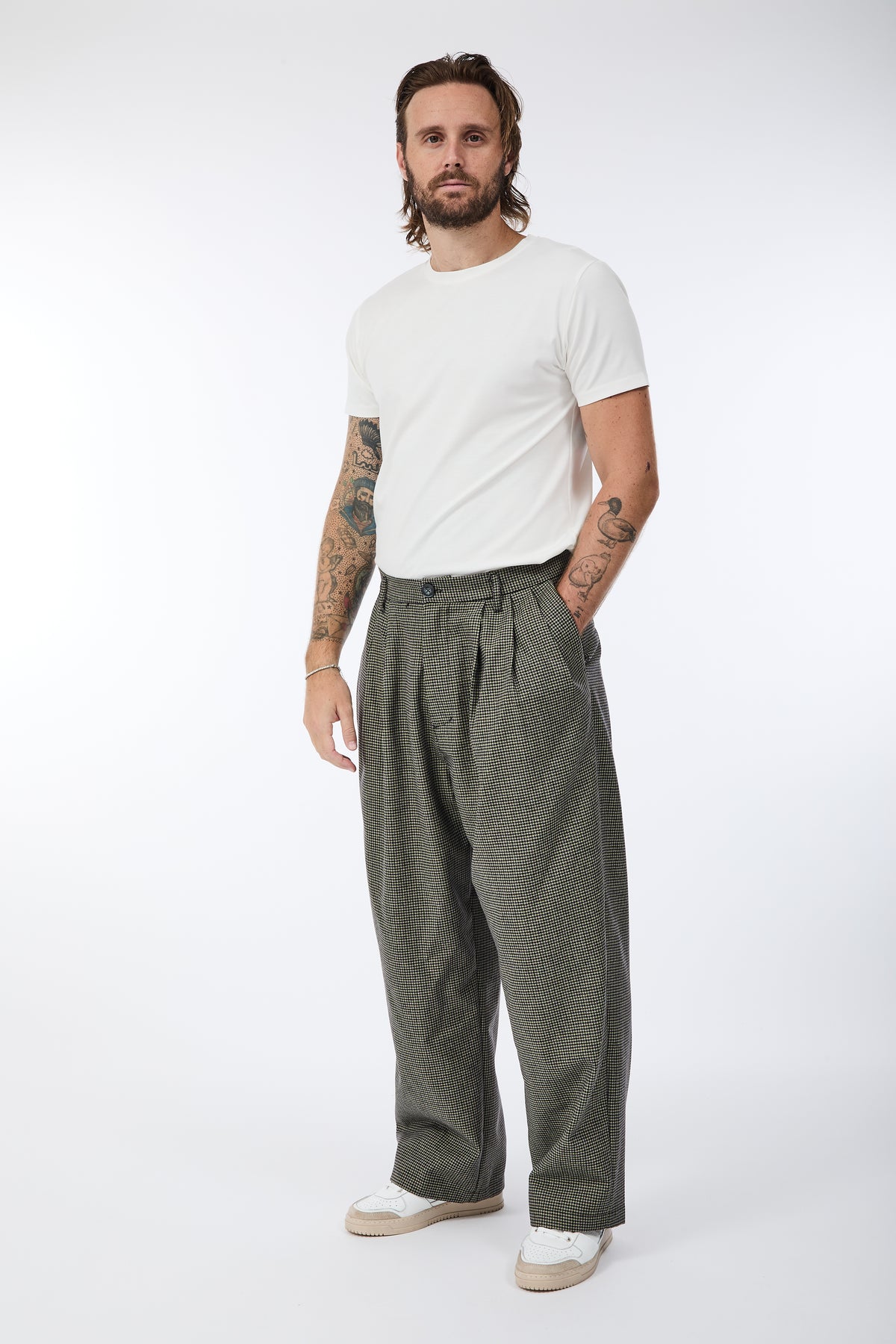 Pantalone Imperial Palazzo Pied de Poule