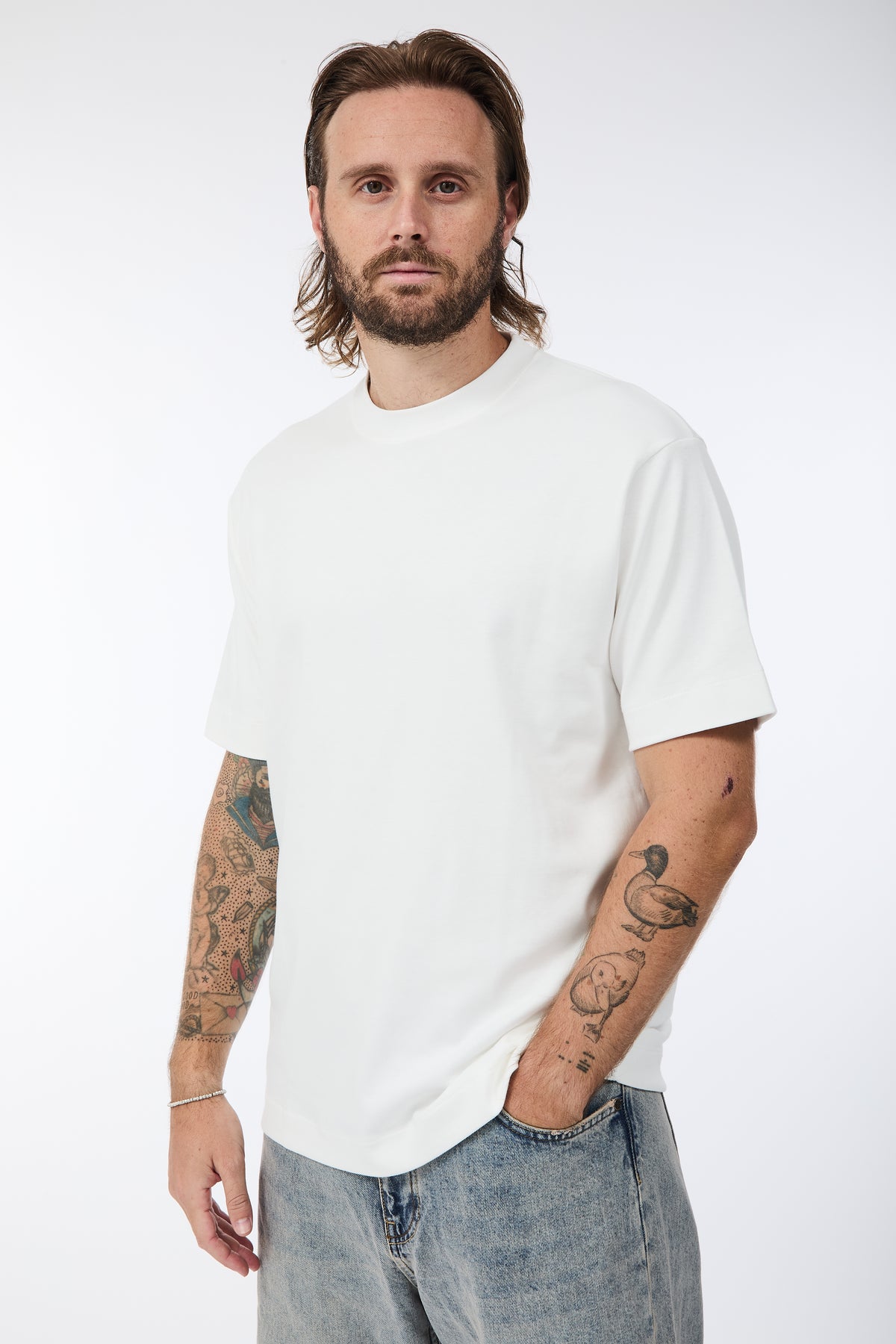 T-shirt Berna Interlock Panna