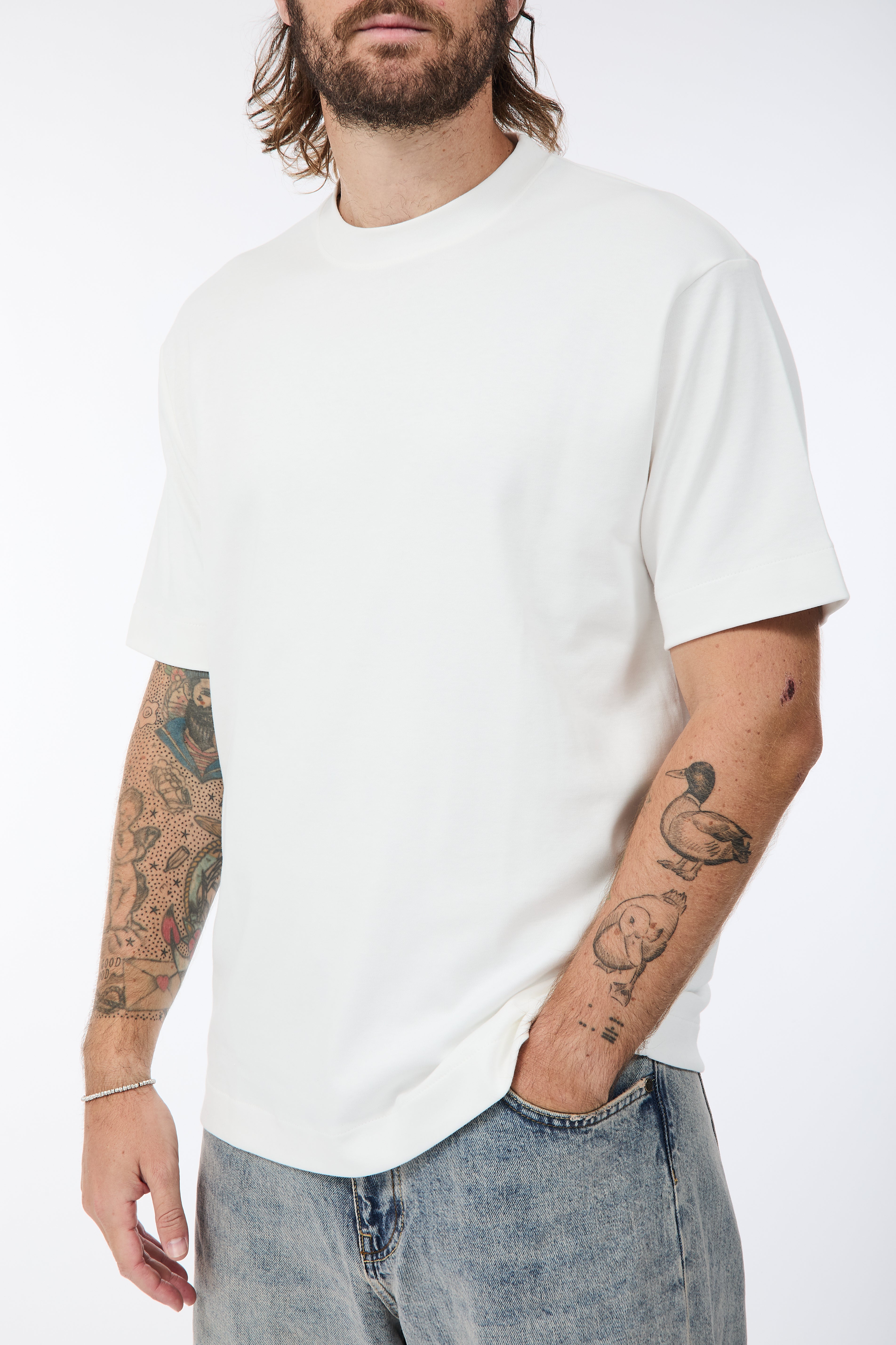 T-shirt Berna Interlock Panna