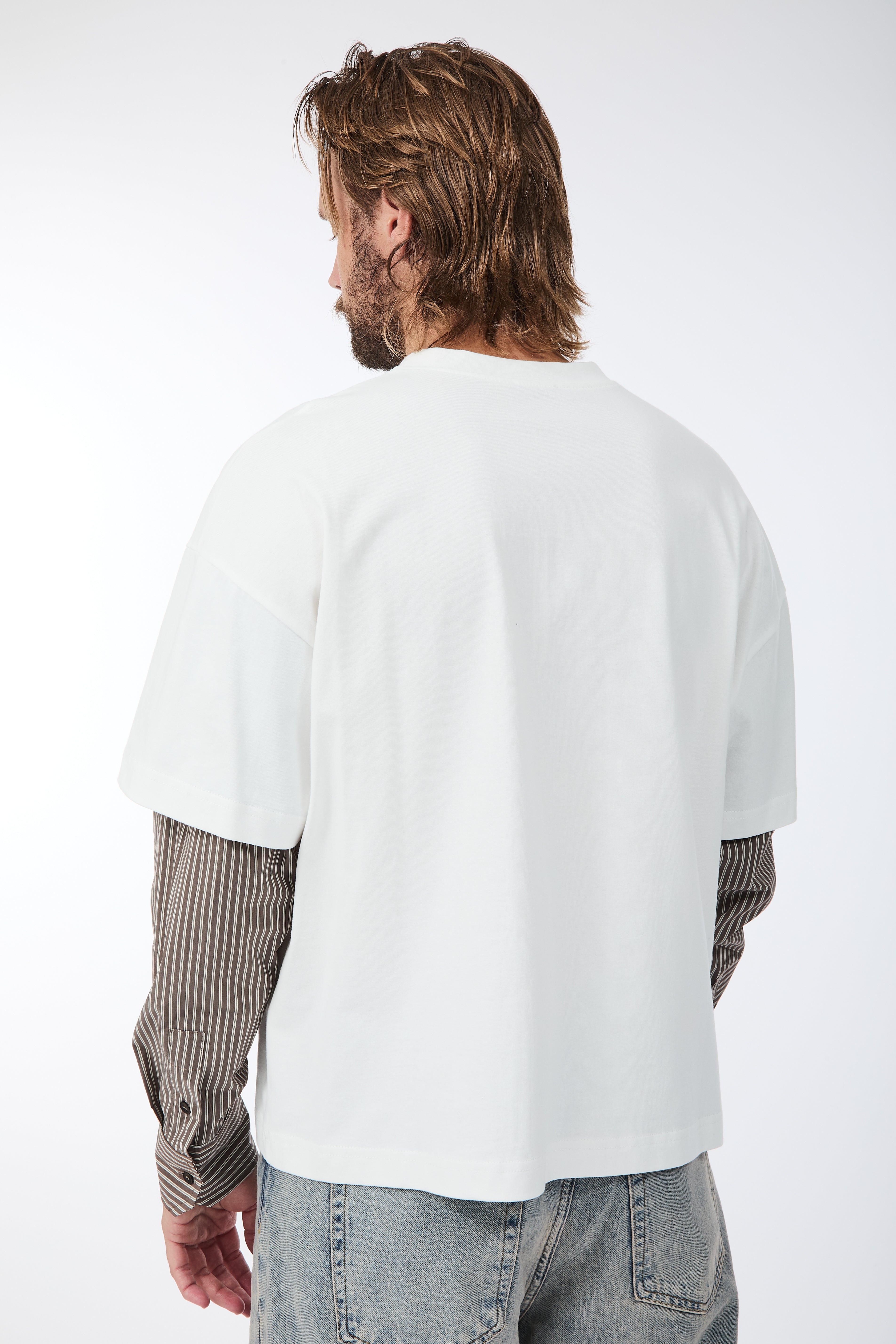 T-shirt Imperial Doppia Manica Panna