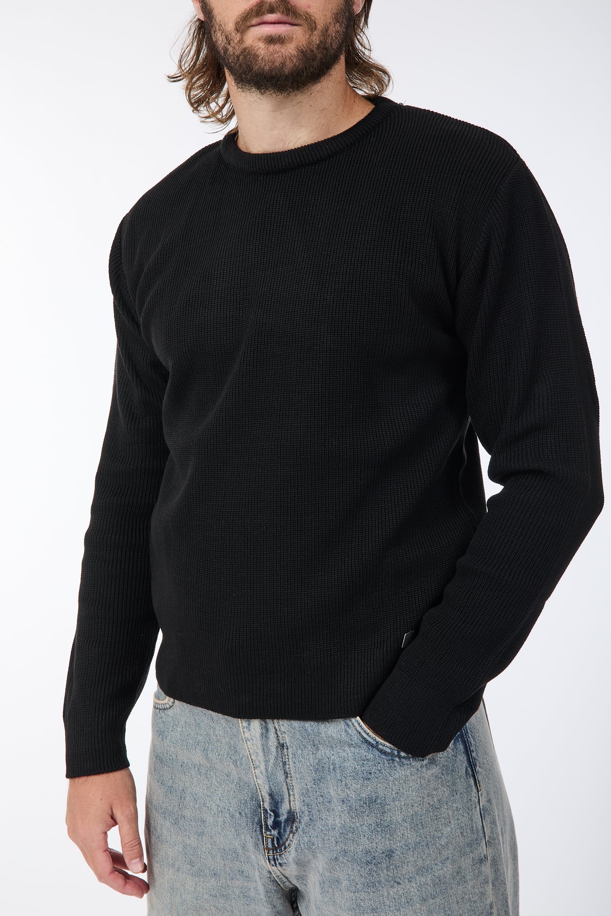 Maglione Block Eleven Costa inglese Nero