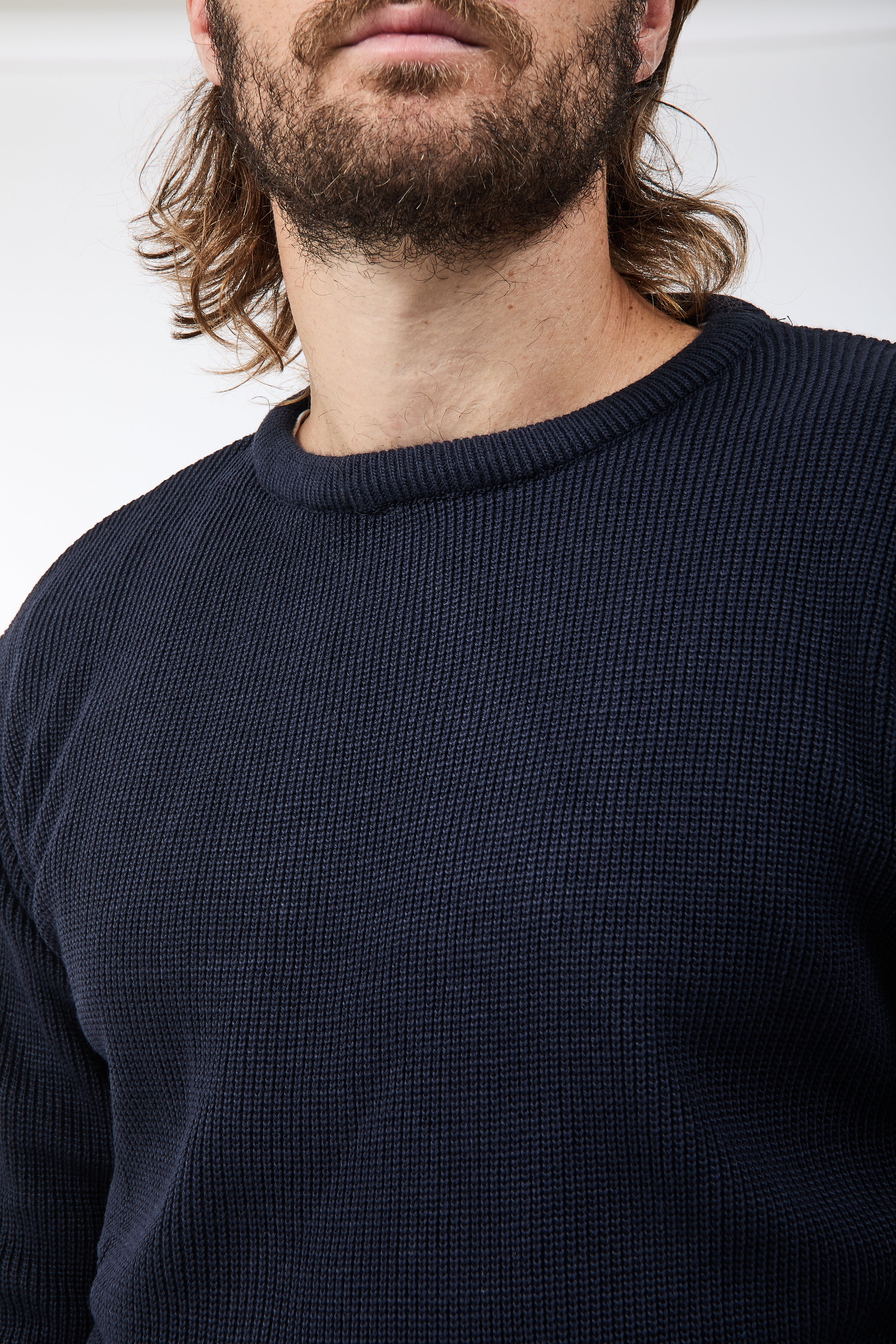 Maglione Block Eleven Costa inglese Navy