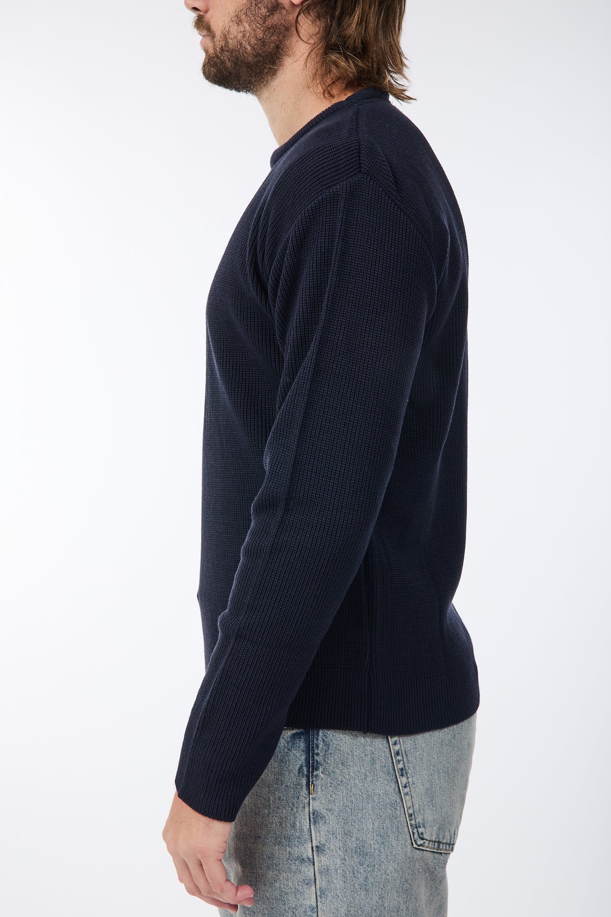 Maglione Block Eleven Costa inglese Navy