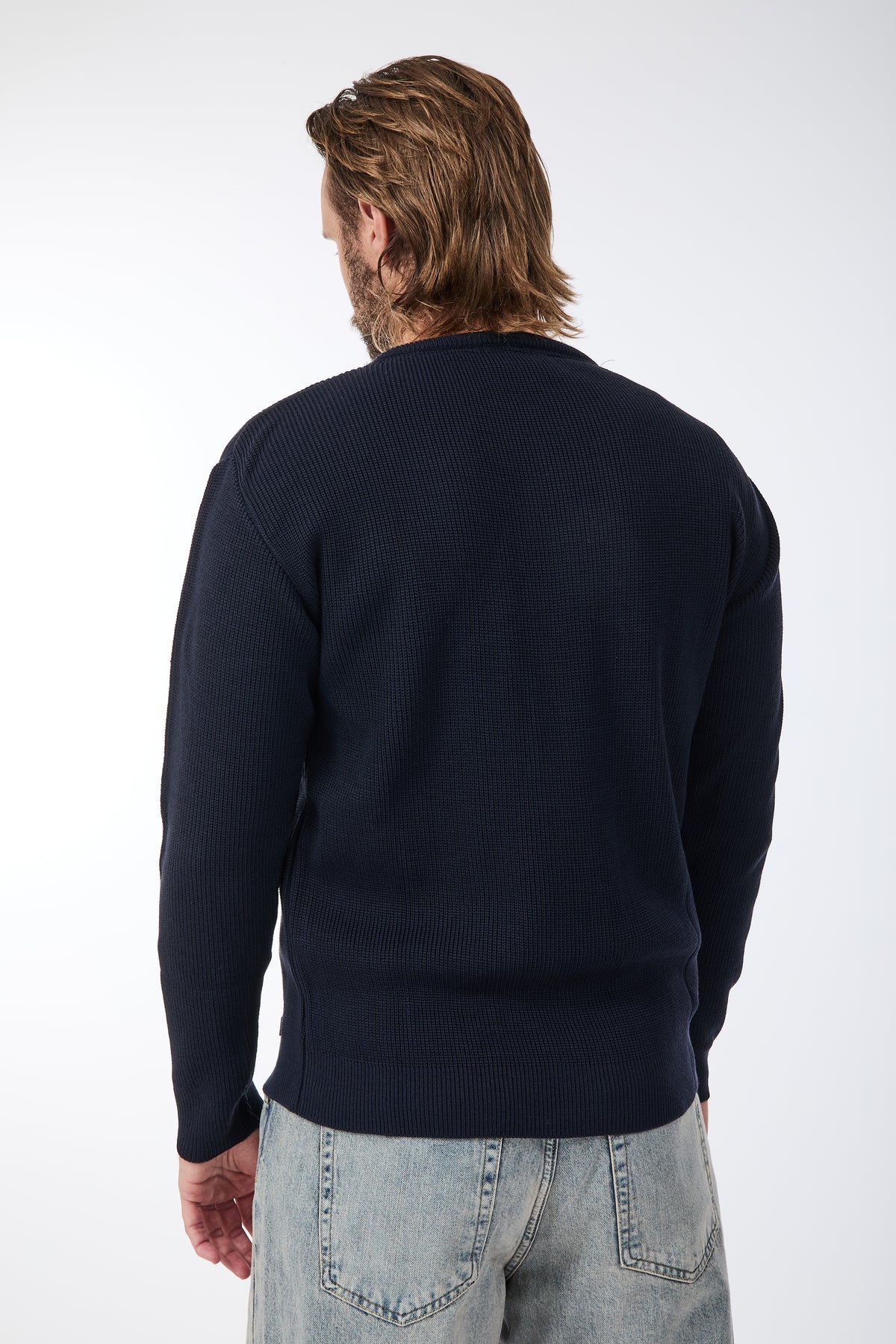 Maglione Block Eleven Costa inglese Navy
