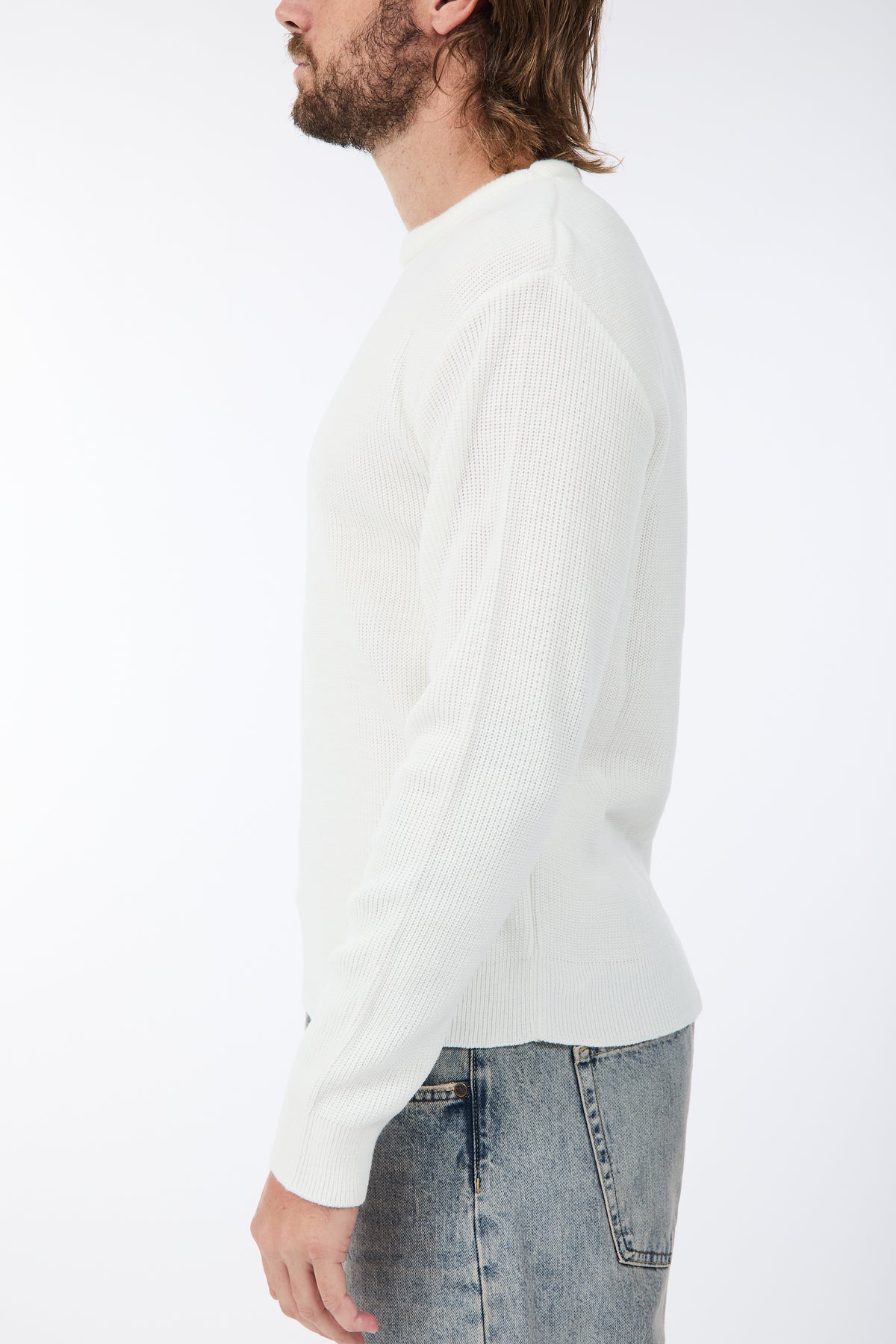 Maglione Block Eleven Costa inglese Panna