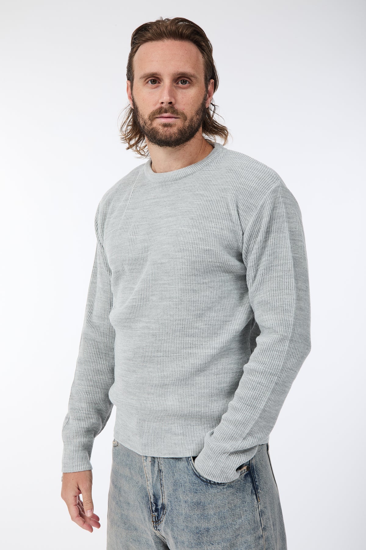 Maglione Block Eleven Costa inglese Grigio