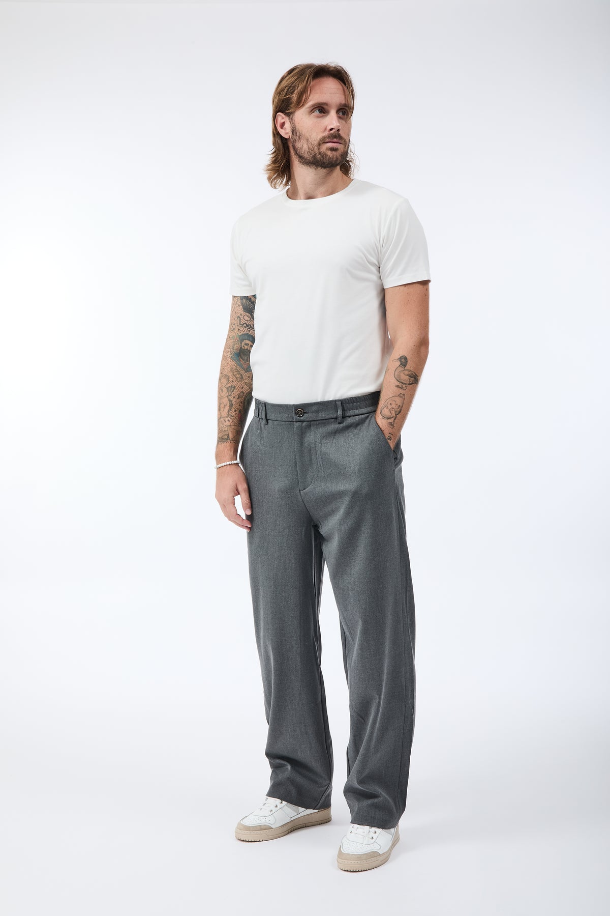 Pantalone Palazzo Gianni Lupo 604 Grigio