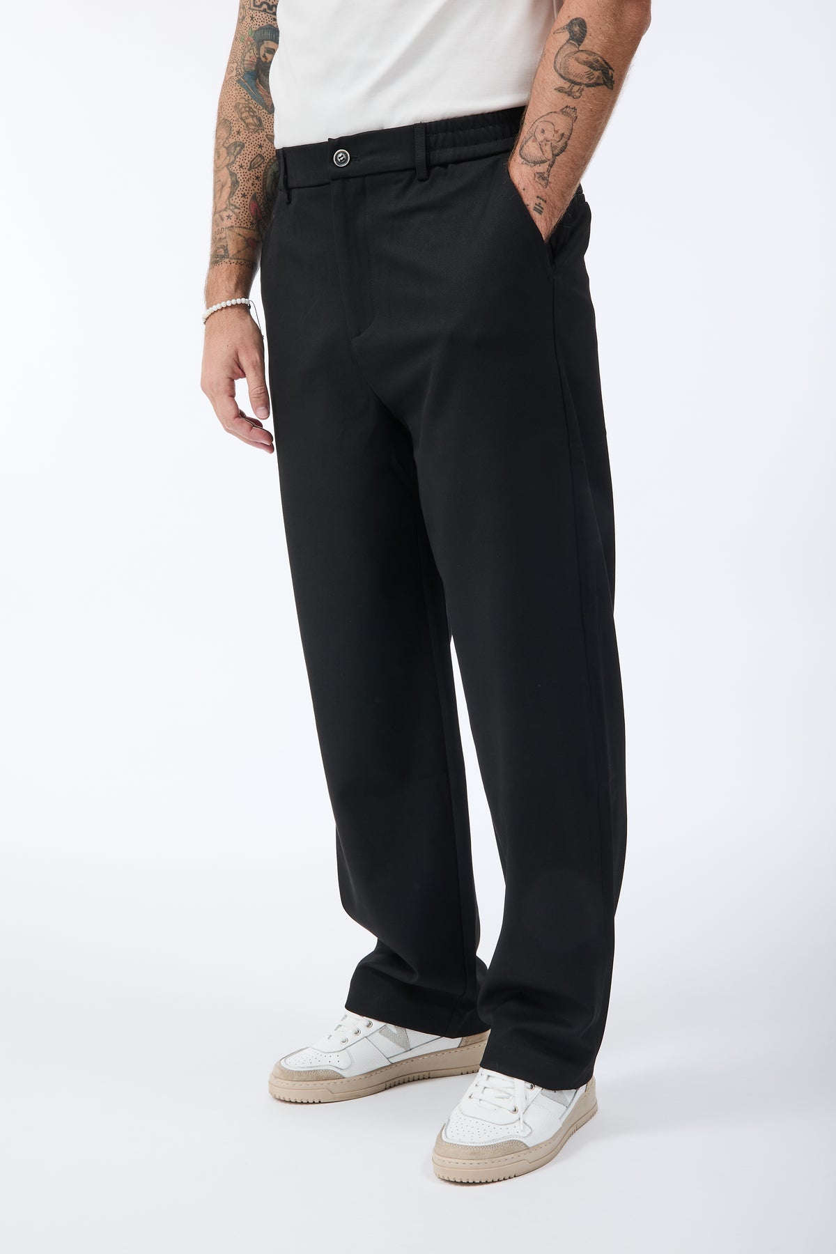 Pantalone Palazzo Gianni Lupo 604 Nero