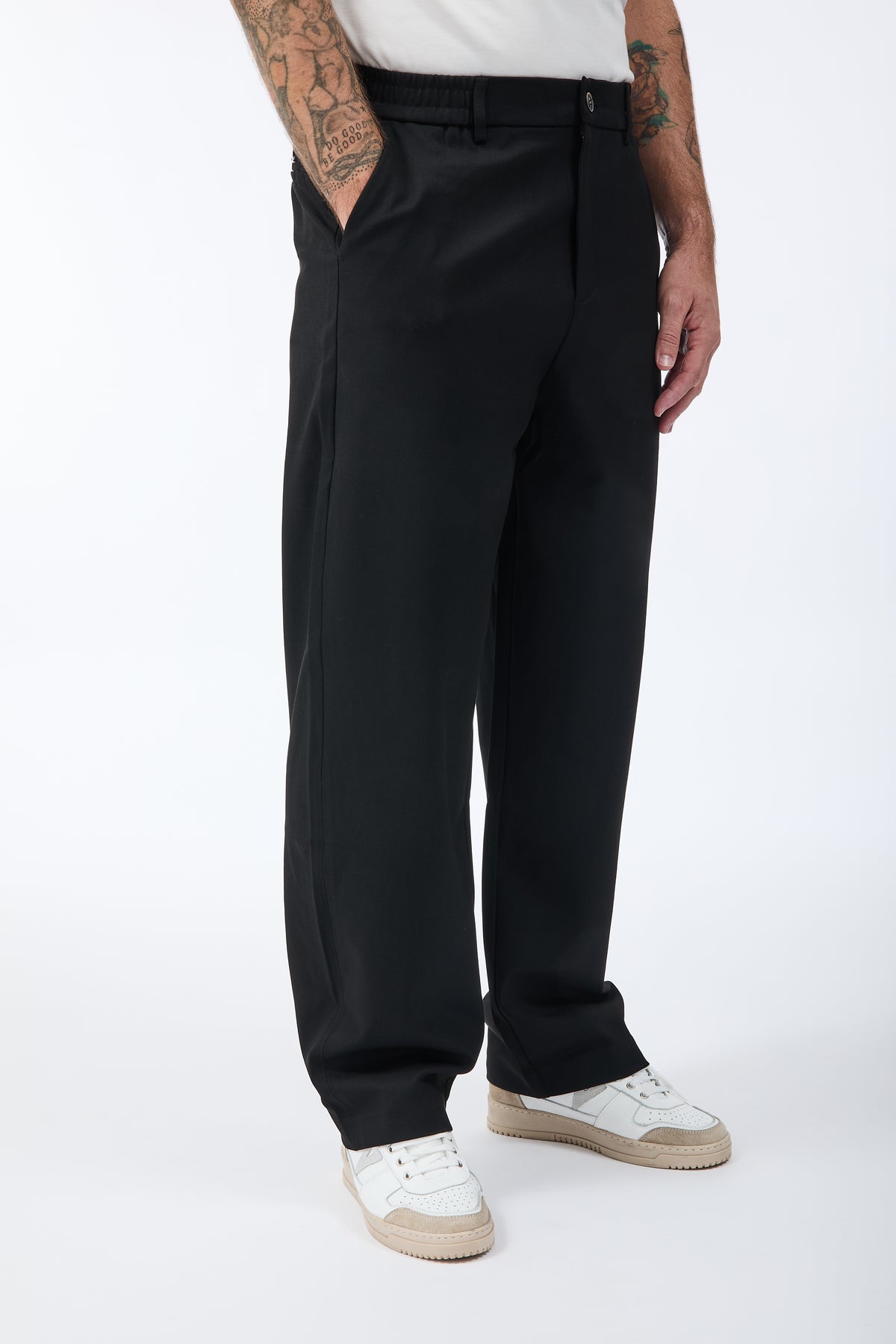Pantalone Palazzo Gianni Lupo 604 Nero