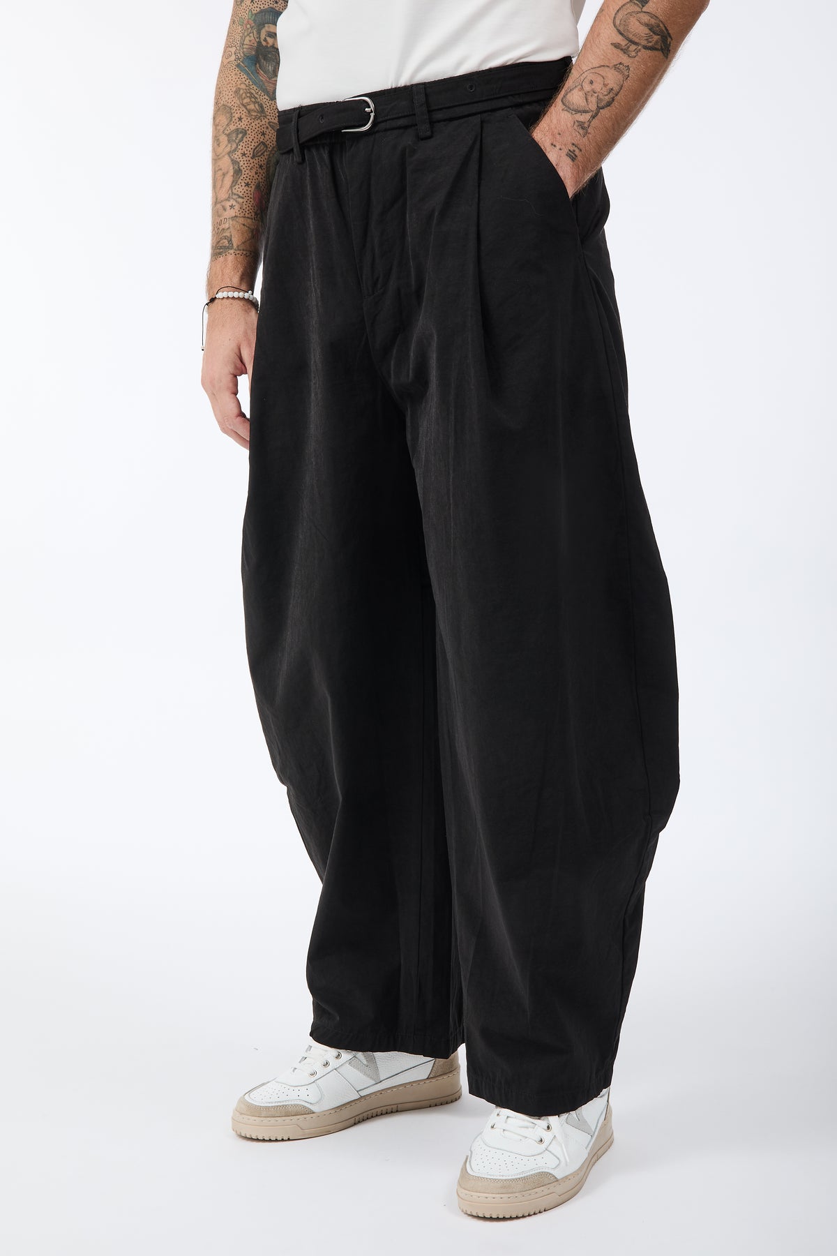 Pantalone Berna Barrel Nero