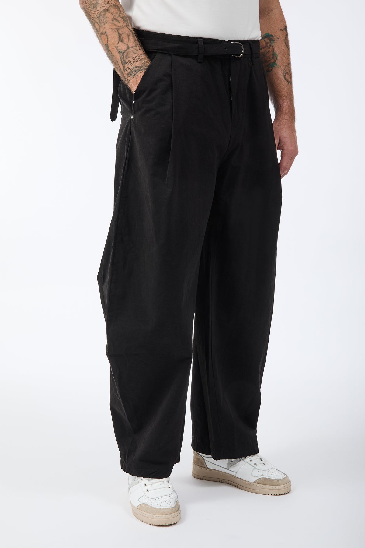 Pantalone Berna Barrel Nero