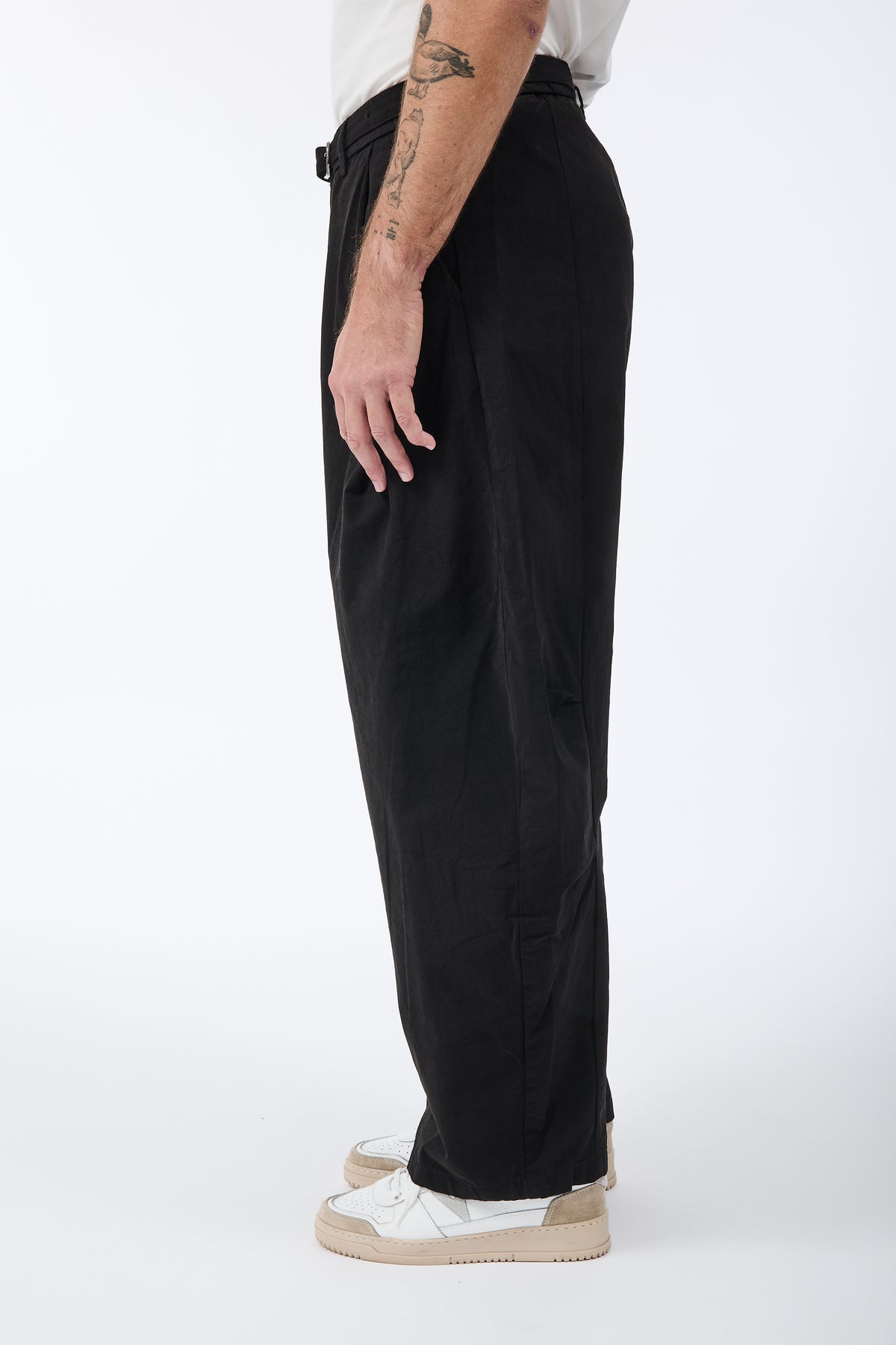 Pantalone Berna Barrel Nero