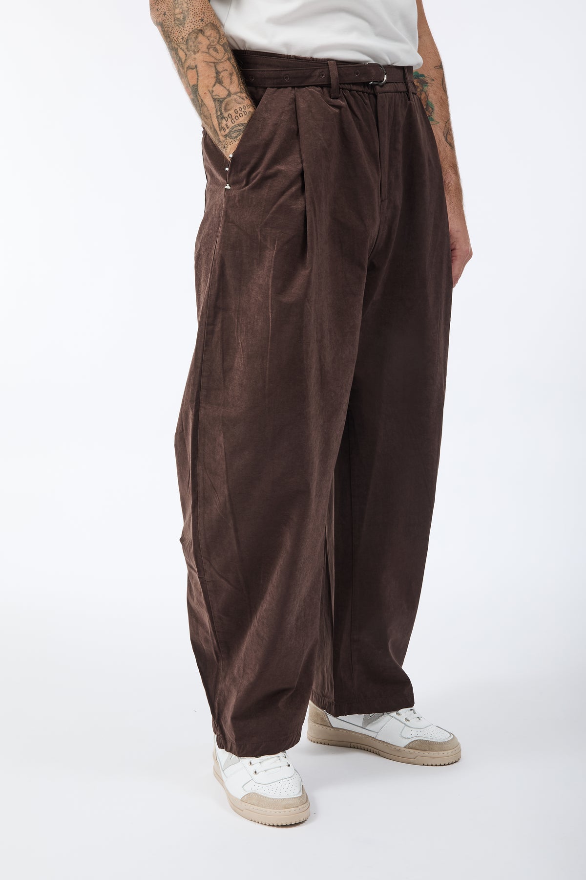 Pantalone Berna Barrel Caffè