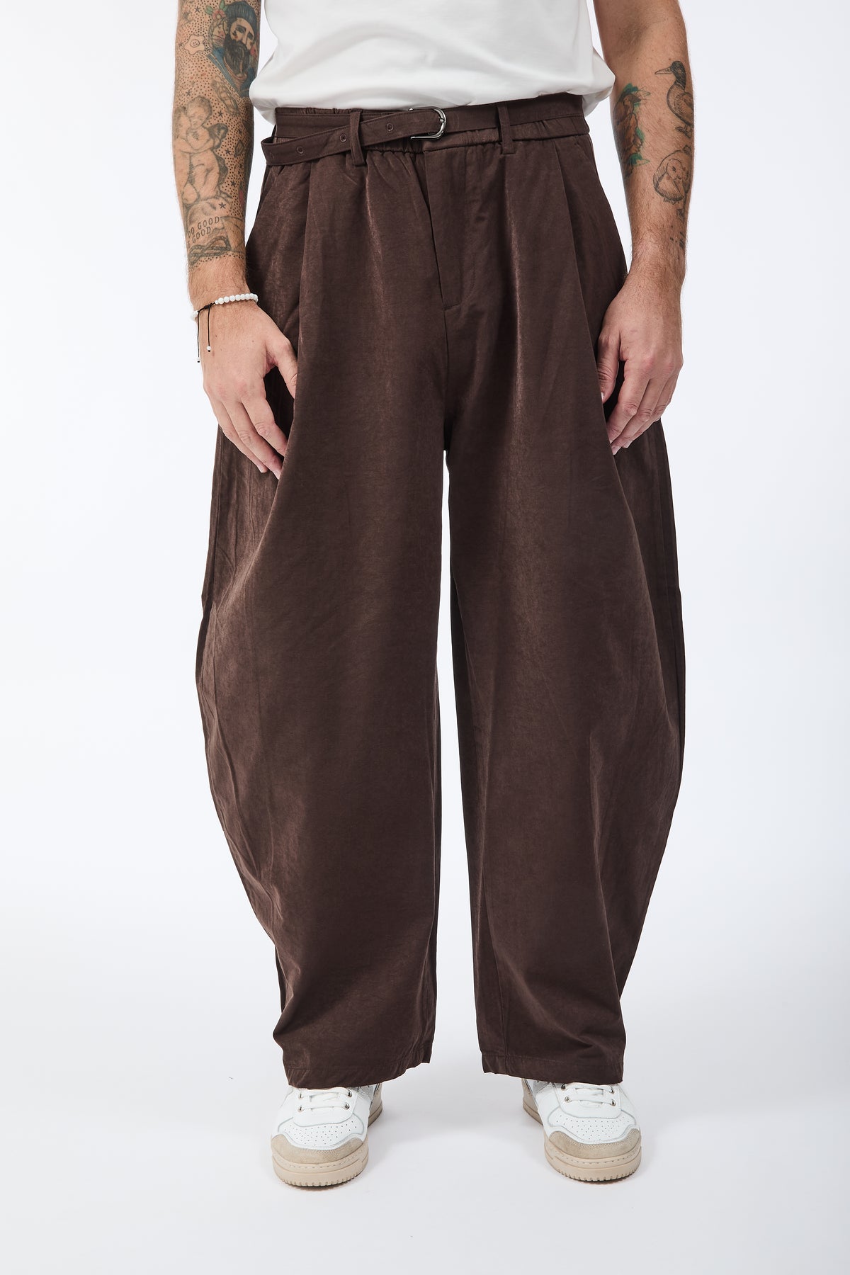 Pantalone Berna Barrel Caffè