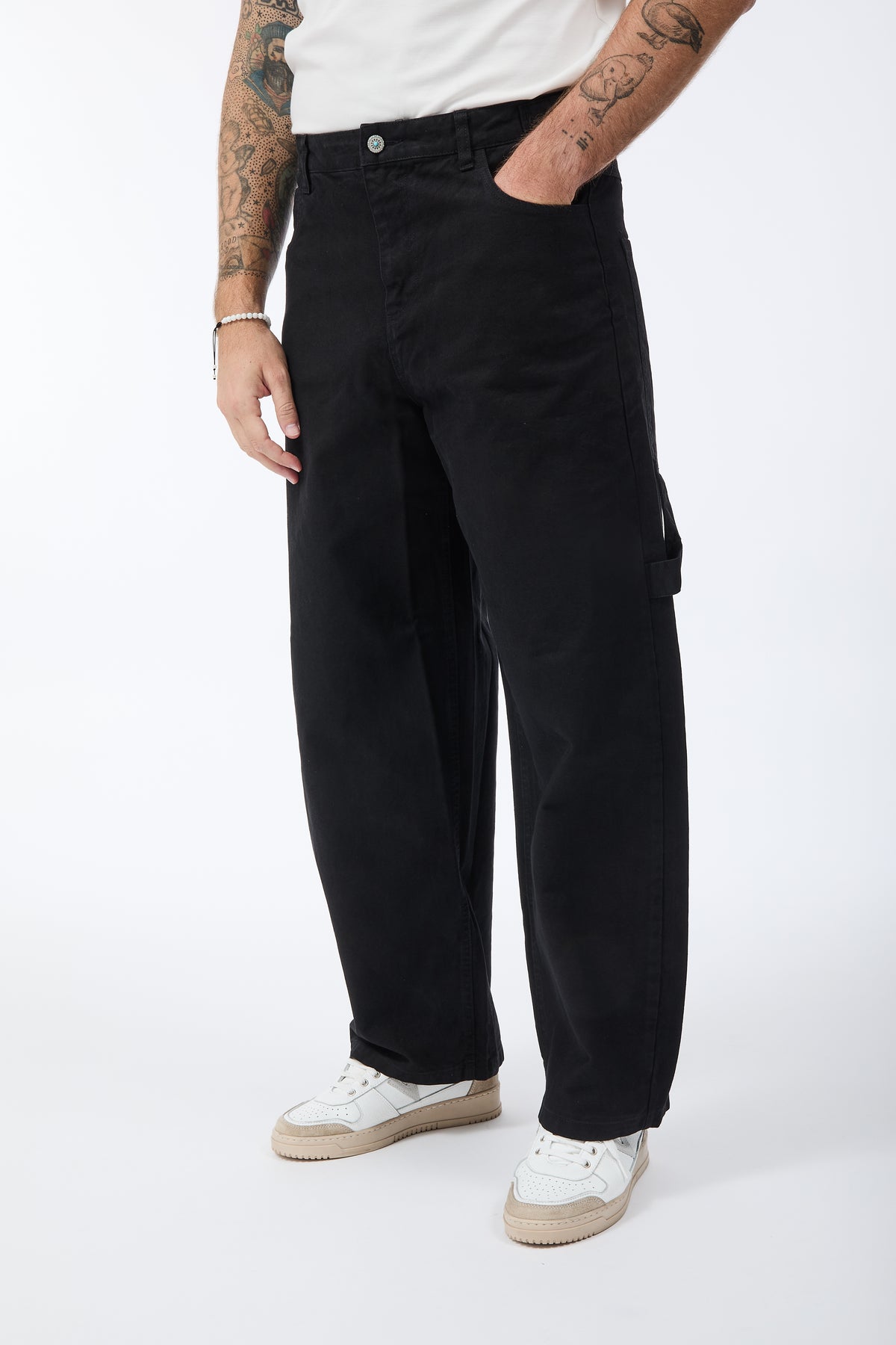 Jeans Berna Work Nero Canvas