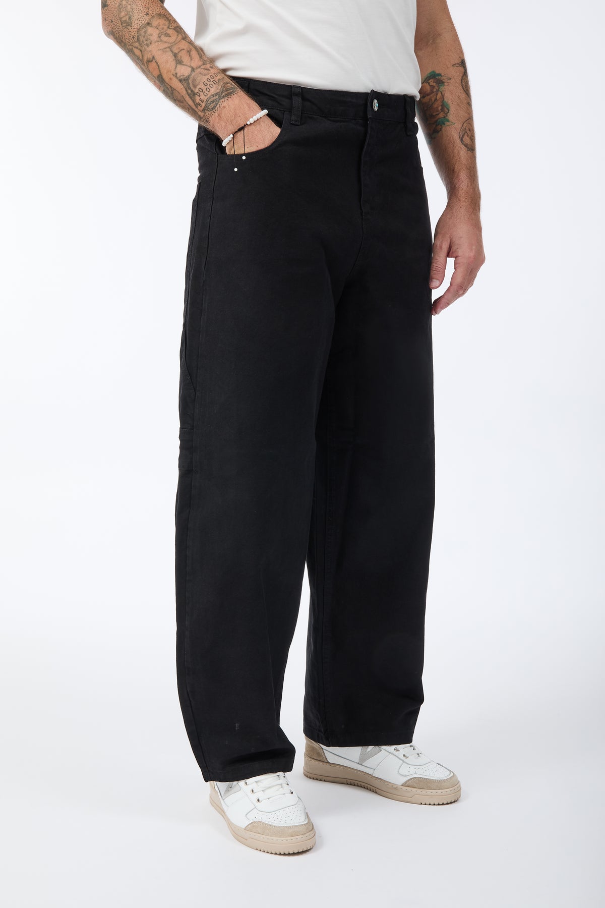 Jeans Berna Work Nero Canvas