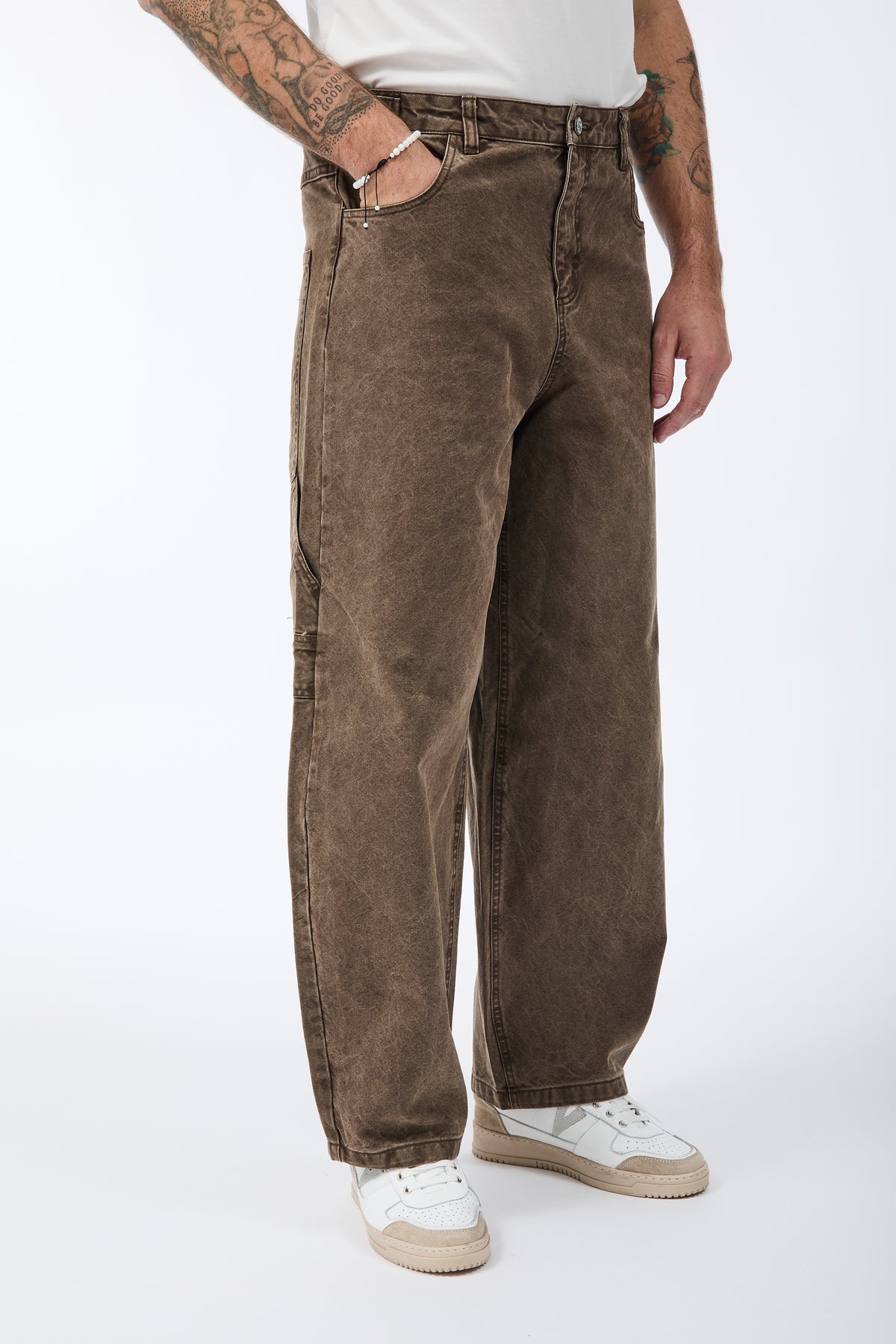 Jeans Berna Work Cioccolato Canvas