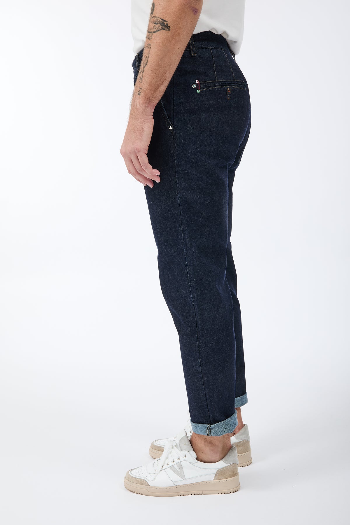 Pantalone Berna Cropped Denim 335