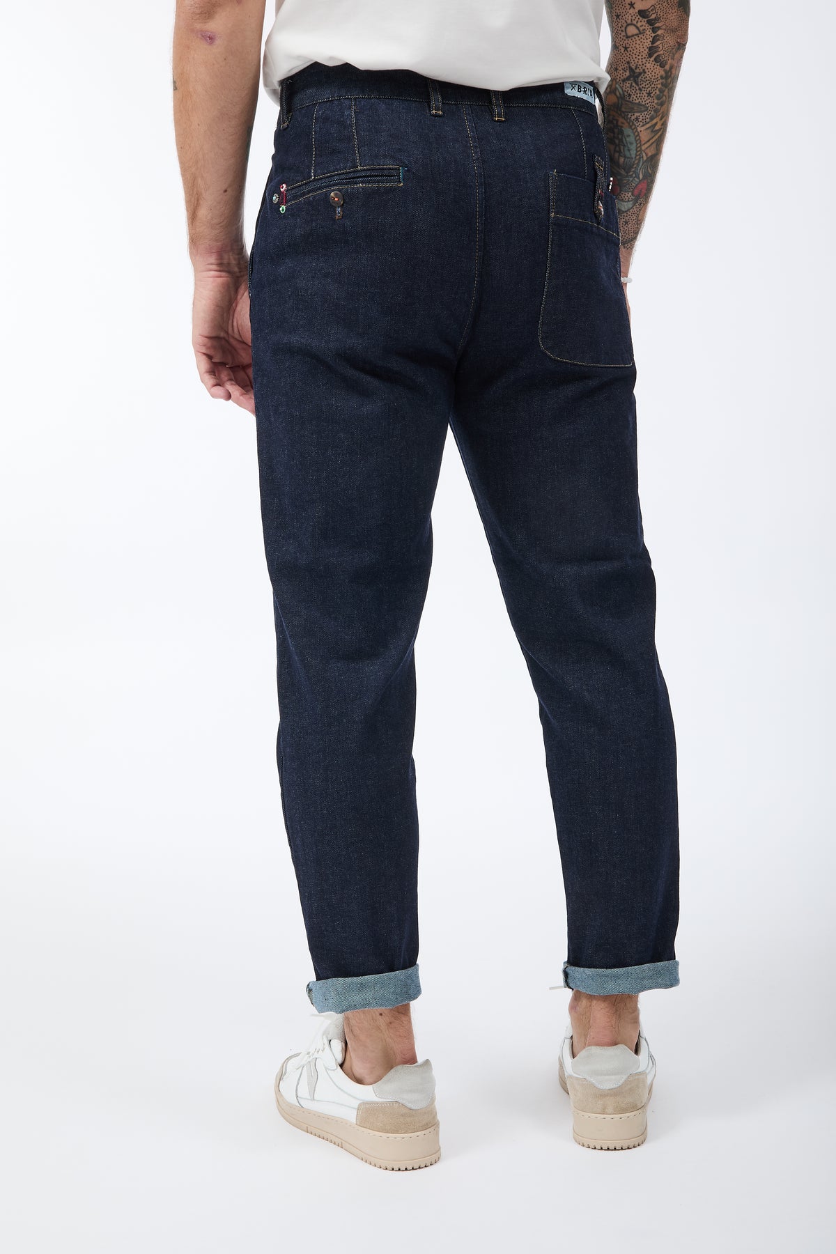 Pantalone Berna Cropped Denim 335