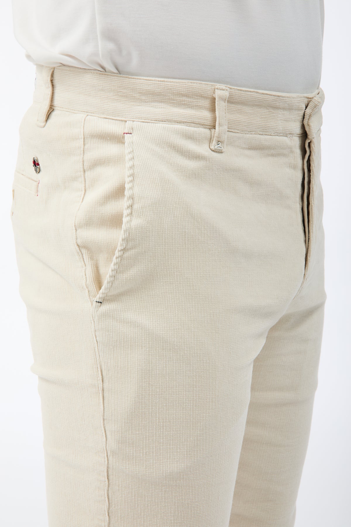 Pantalone Berna Chinos Velluto Panna 310
