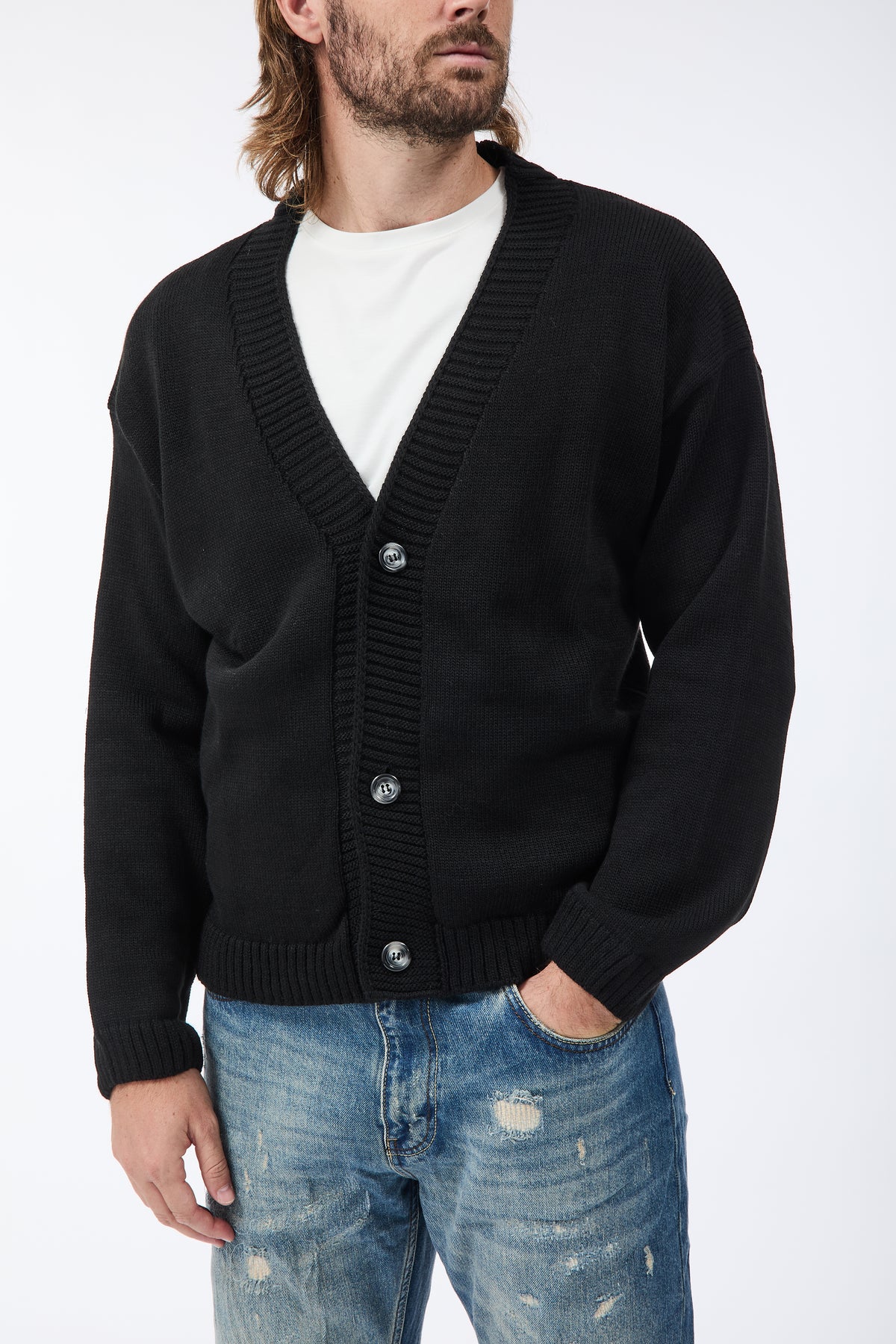 Cardigan Why Not Brand KIM54 Nero