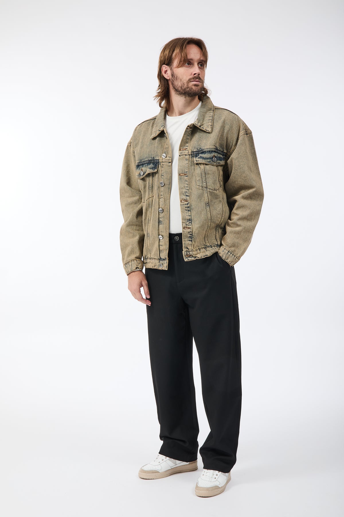 Giacchetta Over-d Denim Cammello J24