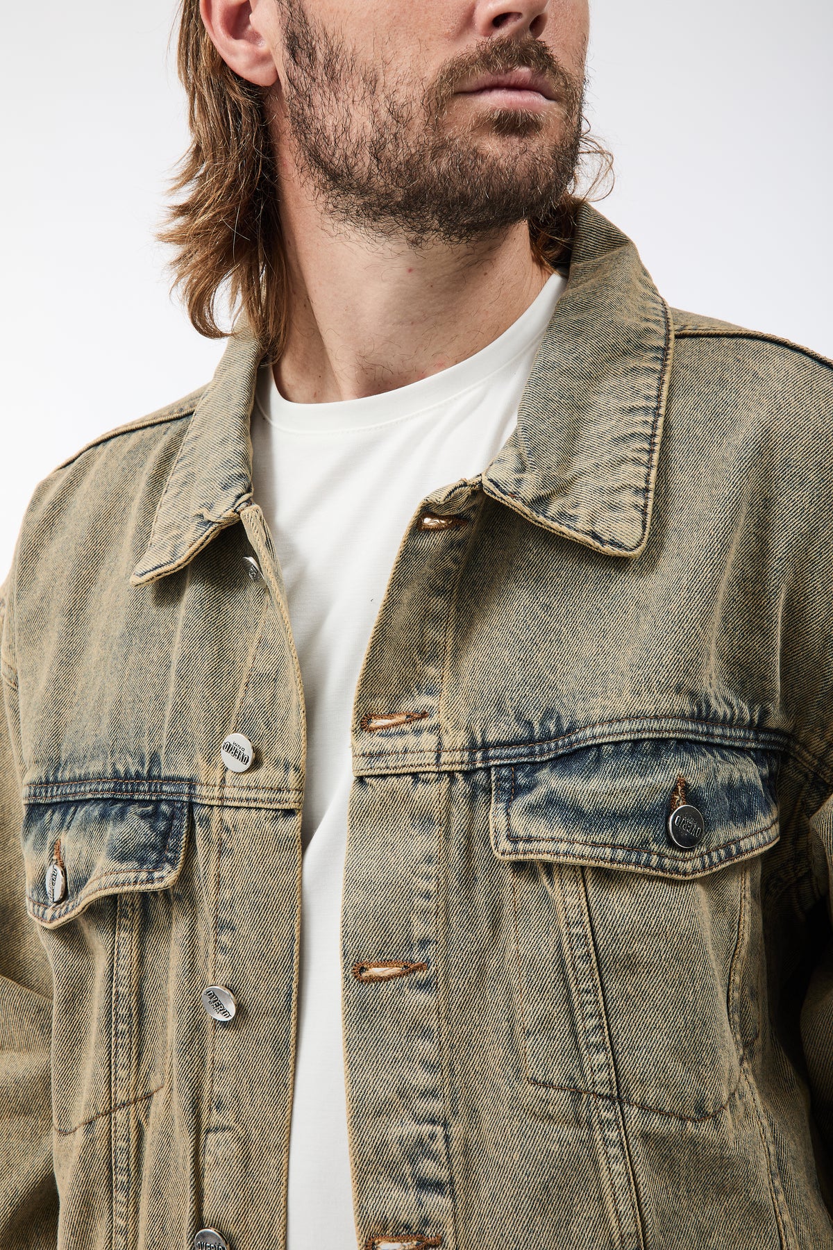 Giacchetta Over-d Denim Cammello J24