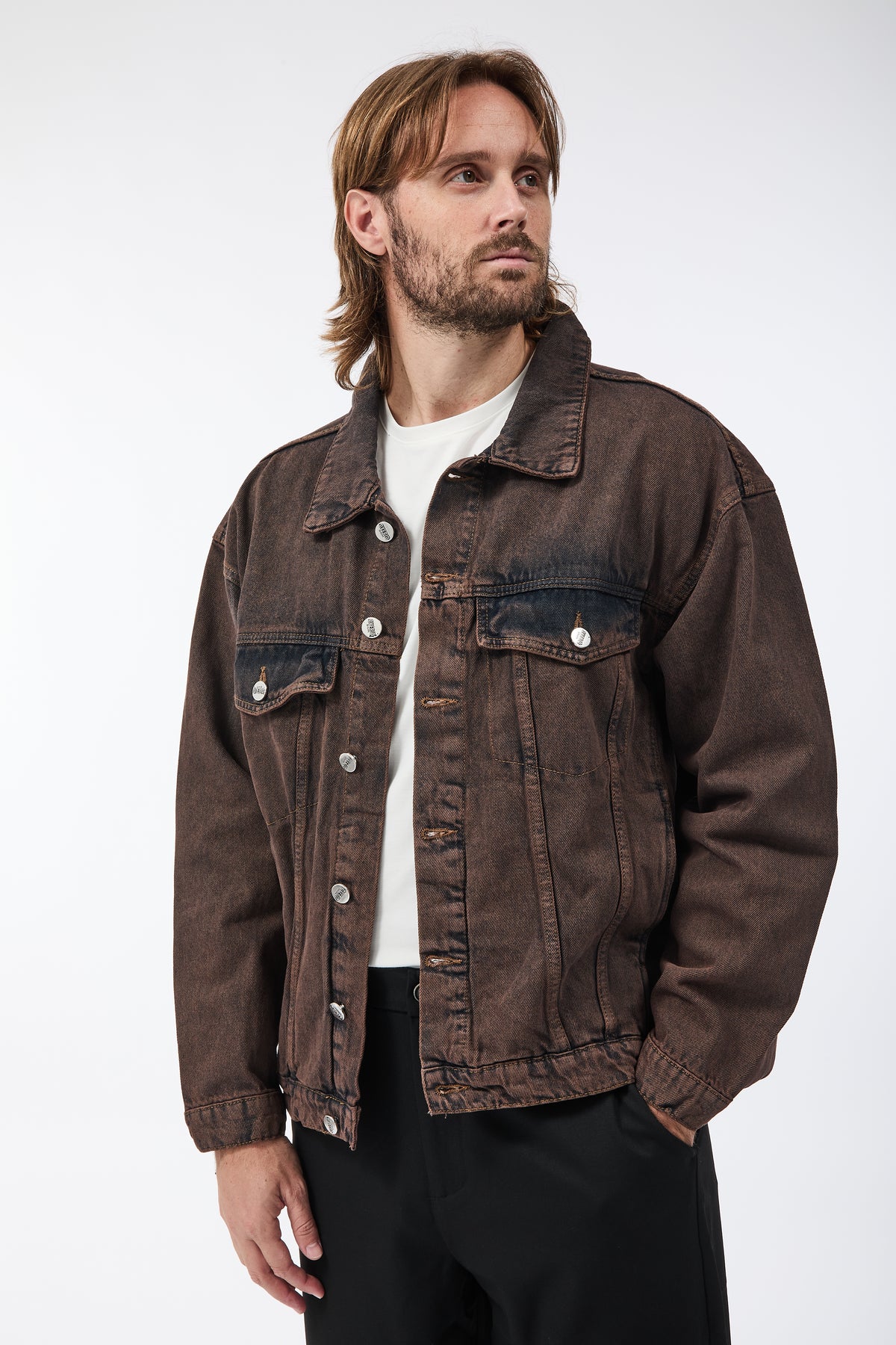 Giacchetta Over-d Denim Moro J24